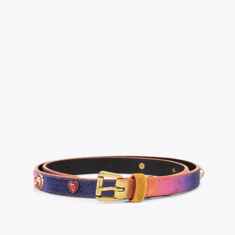 Octavia Ombre Velvet Belt by Kurt Geiger London Kurt Geiger