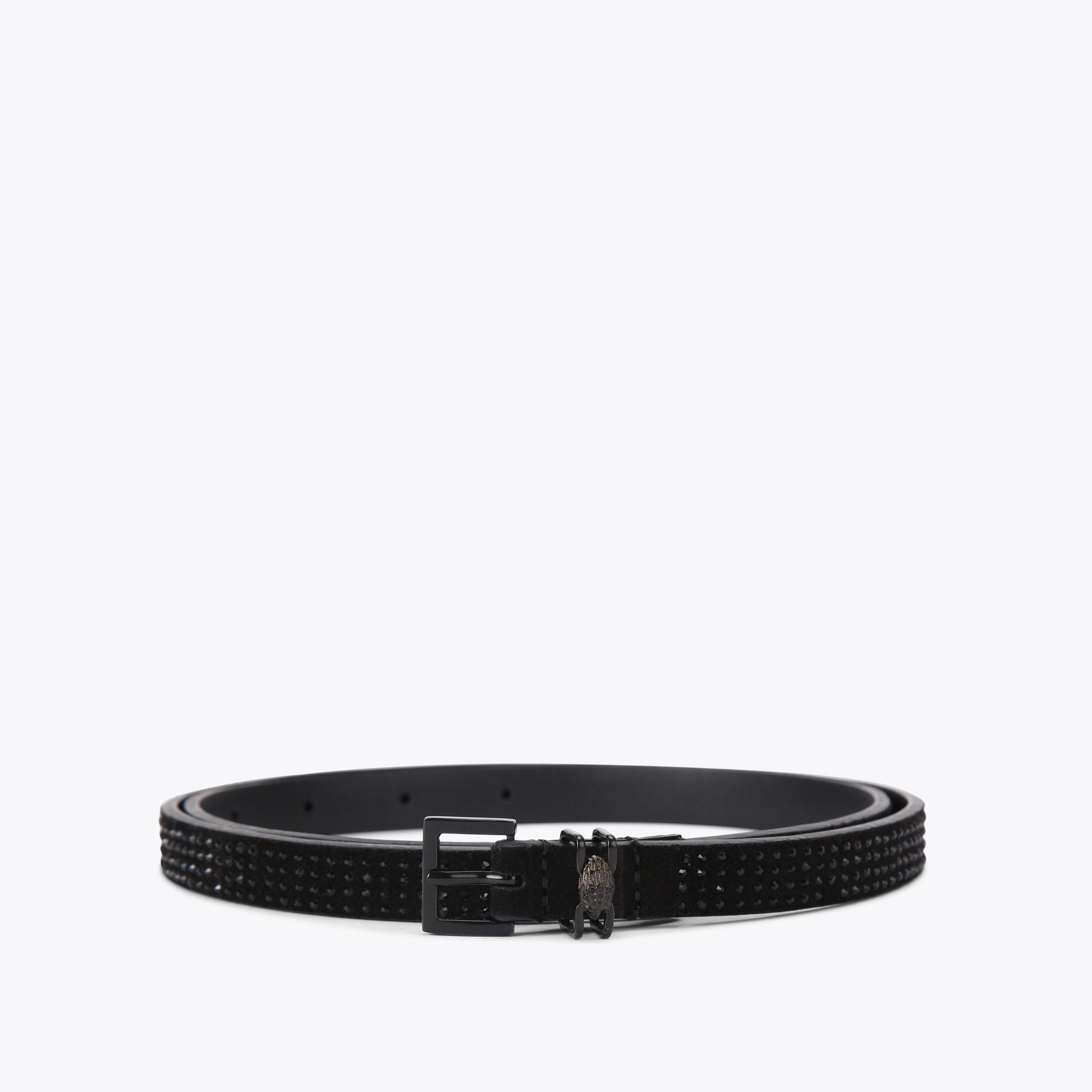 Shoreditch 15 Black Crystal Belt | Kurt Geiger