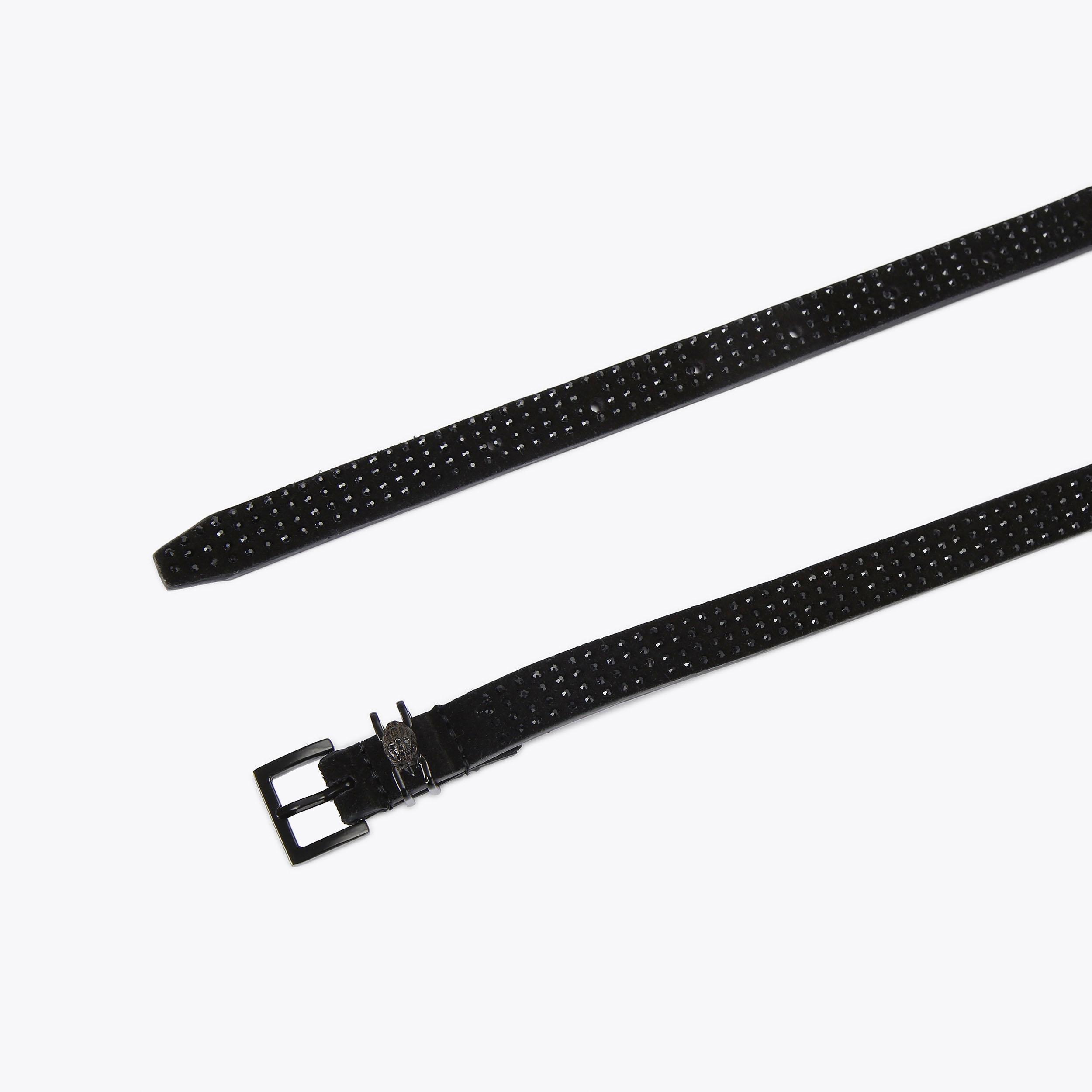 Shoreditch 15 Black Crystal Belt | Kurt Geiger