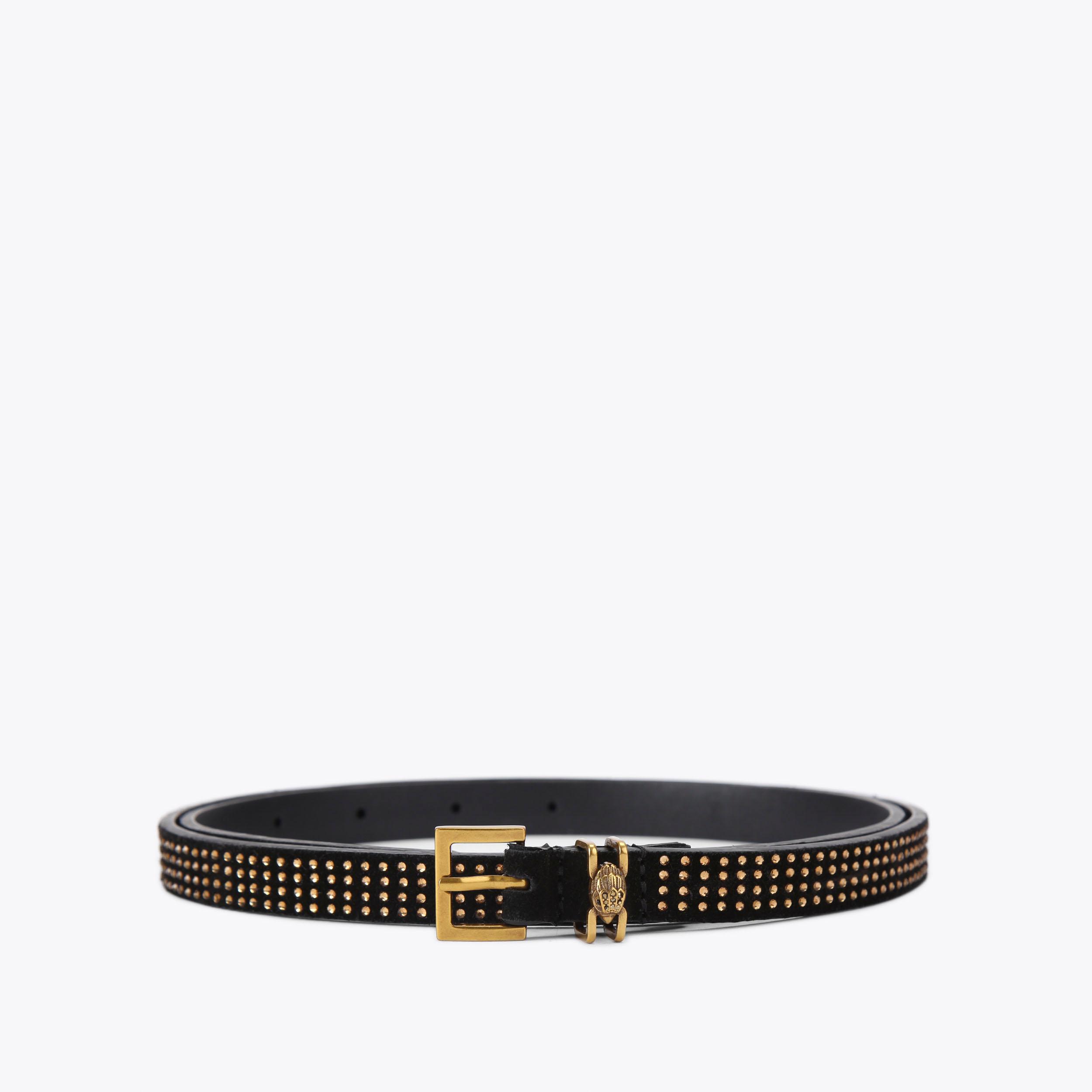 Shoreditch Black Gold Crystal Belt | Kurt Geiger