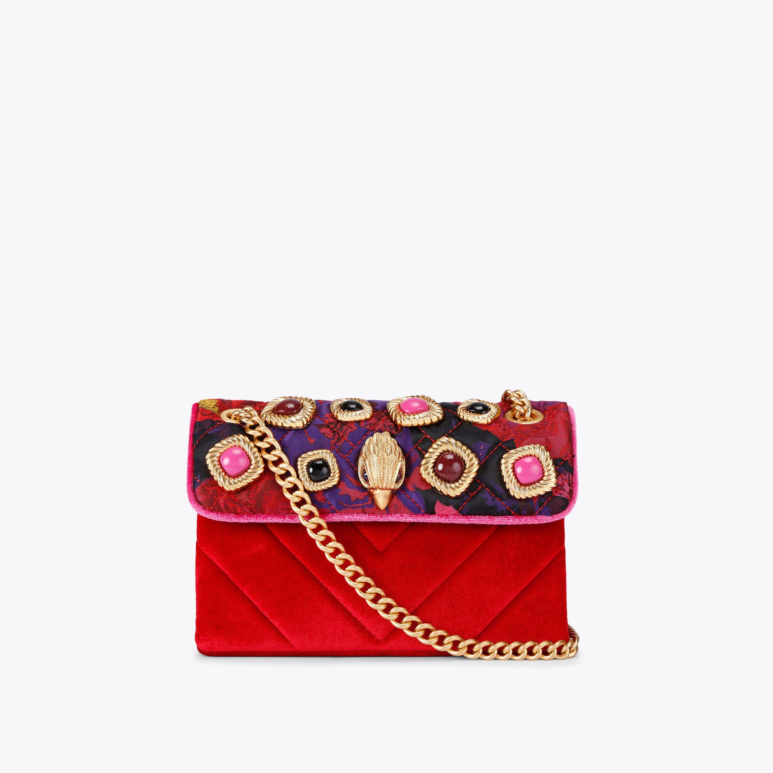 【美品】Louren flower jacquard clutch bag louren flower jacquard clutch bag