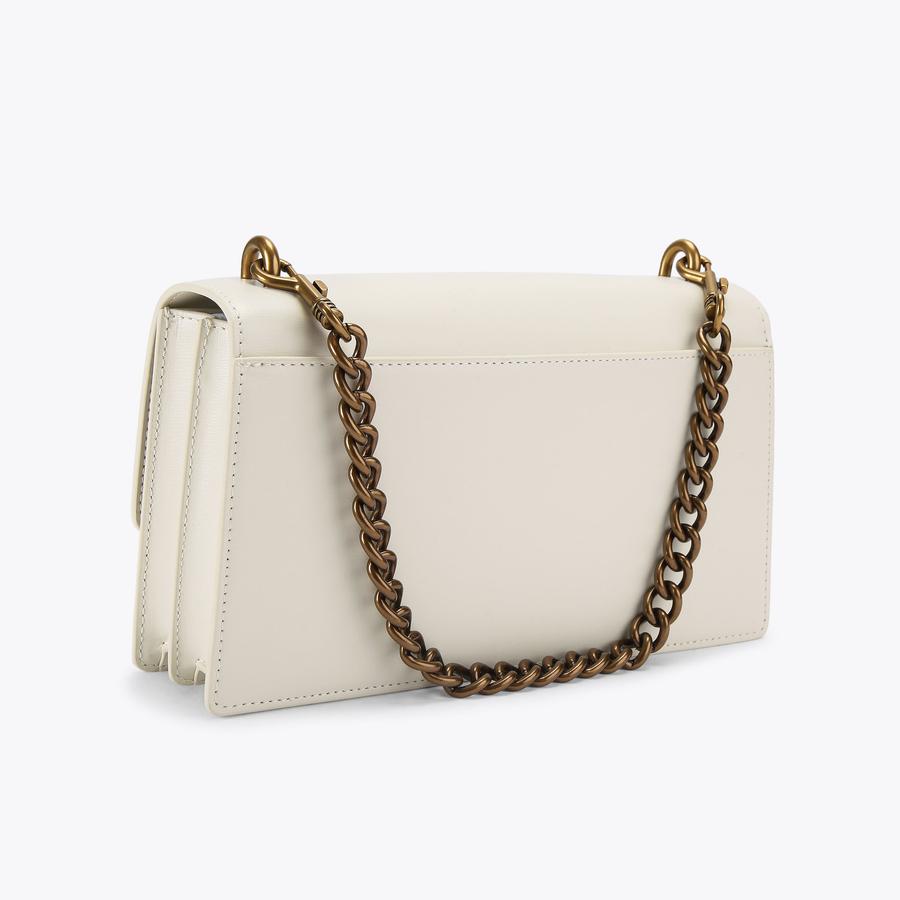 CHELSEA EASTW BAG Bone Leather Cross Body Bag by Kurt Geiger London