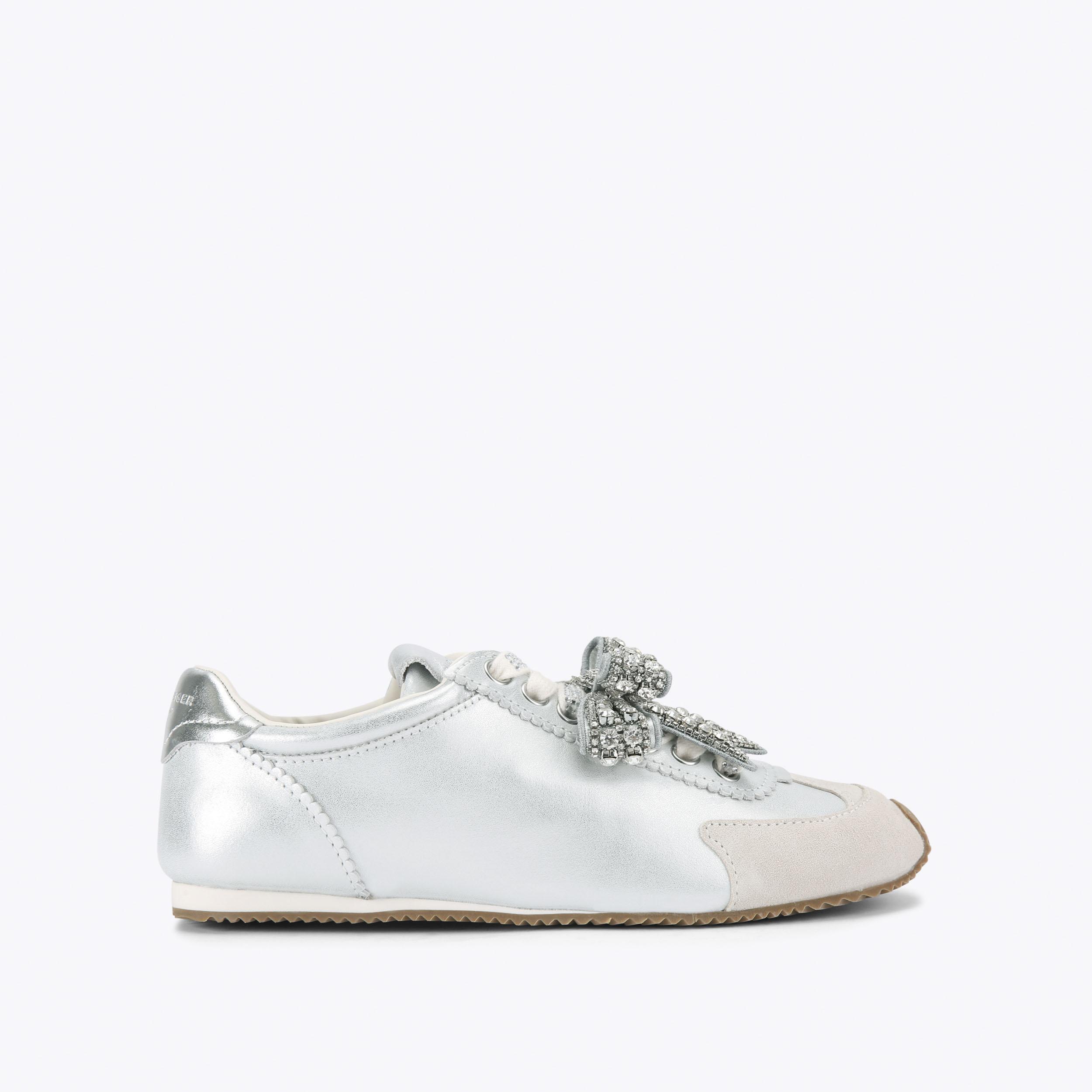 Chelsea Tag Runner White Sneakers | Kurt Geiger