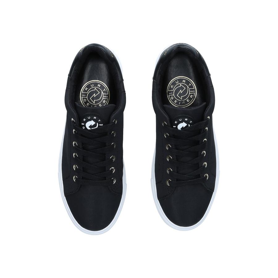 LANEY RECYCLED Black Recycled Nylon Chunky Sneakers by KURT GEIGER