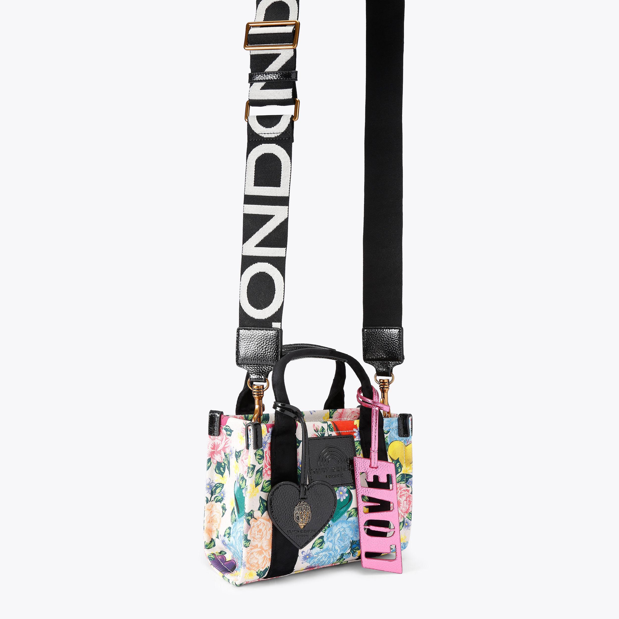 XS SOUTHBANK TOTE Floral Printed Tote Bag by KURT GEIGER LONDON
