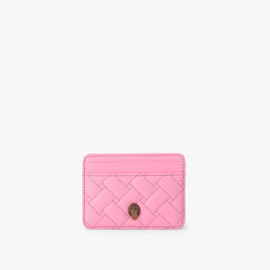 CARD HOLDER KENSINGTON Pink Leather Card Holder by Kurt Geiger London