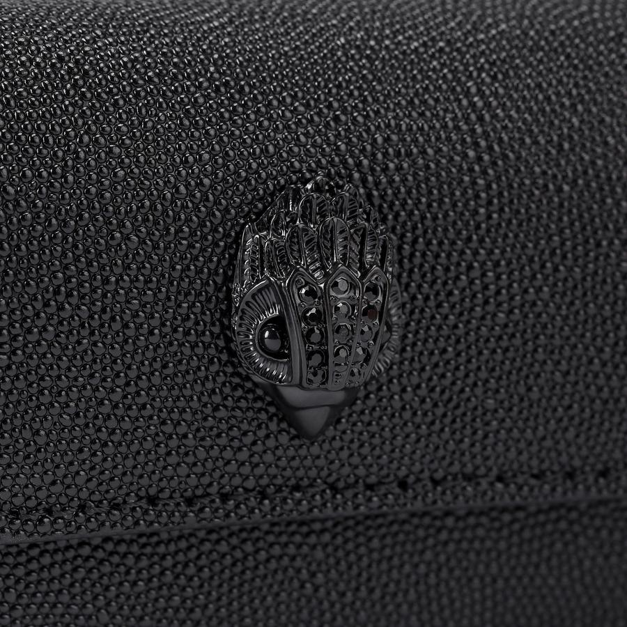 LONG NANO SHOREDITCH DR Black Grained Cross Body Bag Leather by