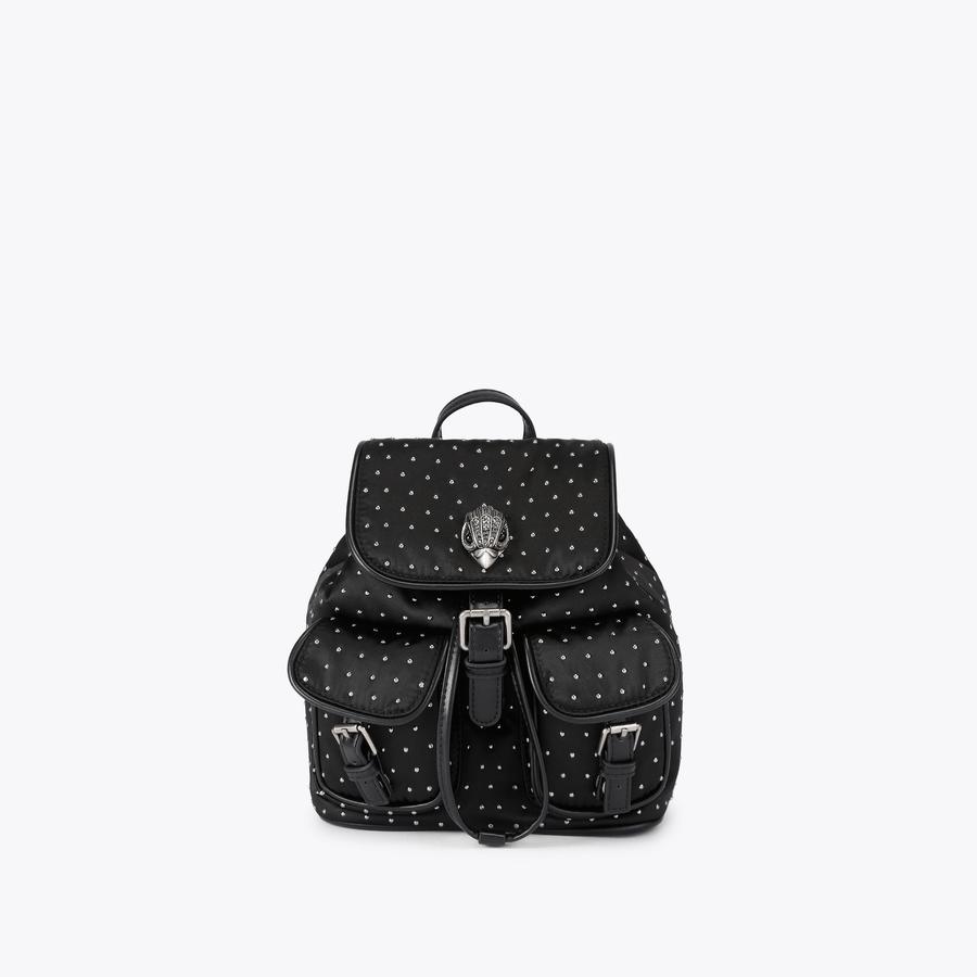 HOXTON SM BACKPACK STUDS Black Studded Backpack by KURT GEIGER LONDON