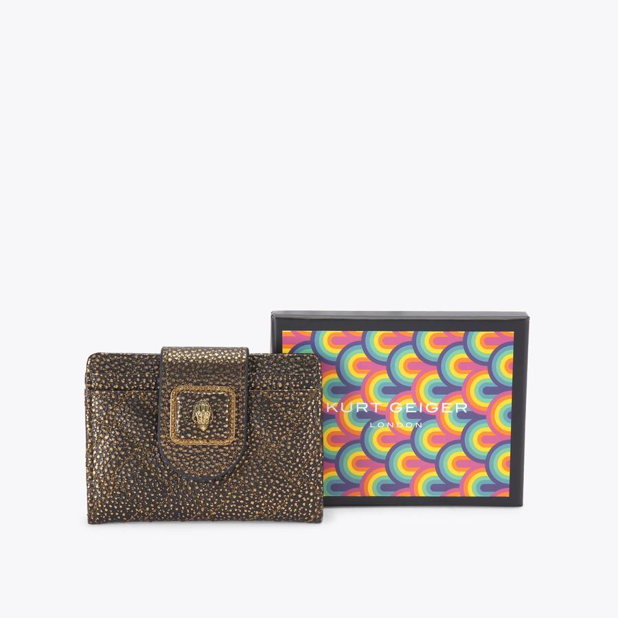 MULTI CARD PIMLICO Bronze Metallic Purse by KURT GEIGER LONDON