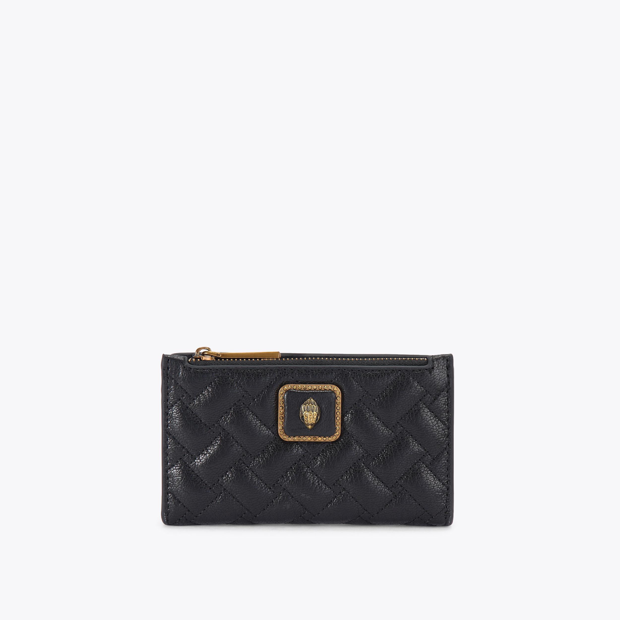 PIMLICO BIFOLD WALLET Black Pebble Grain Wallet by KURT GEIGER LONDON