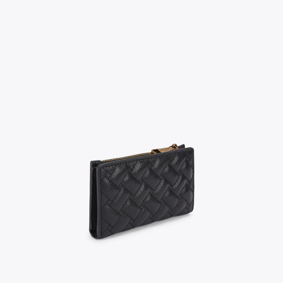 PIMLICO BIFOLD WALLET Black Pebble Grain Wallet by KURT GEIGER LONDON