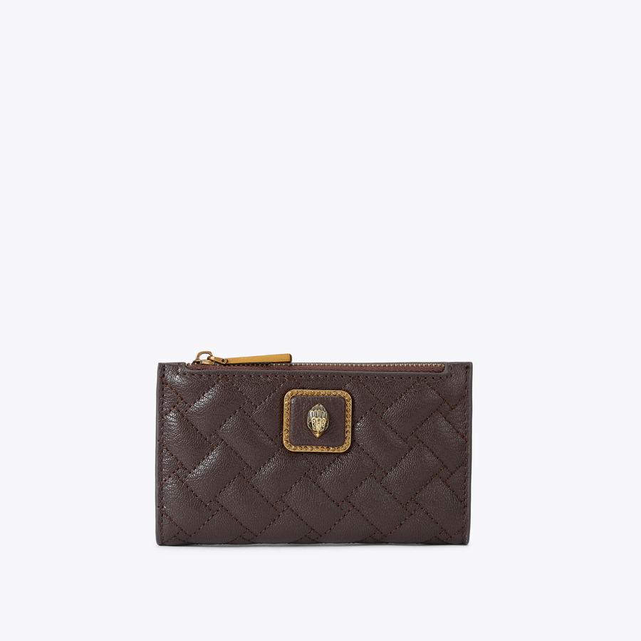 PIMLICO BIFOLD WALLET Dark Brown Leather Bifold Wallet by Kurt