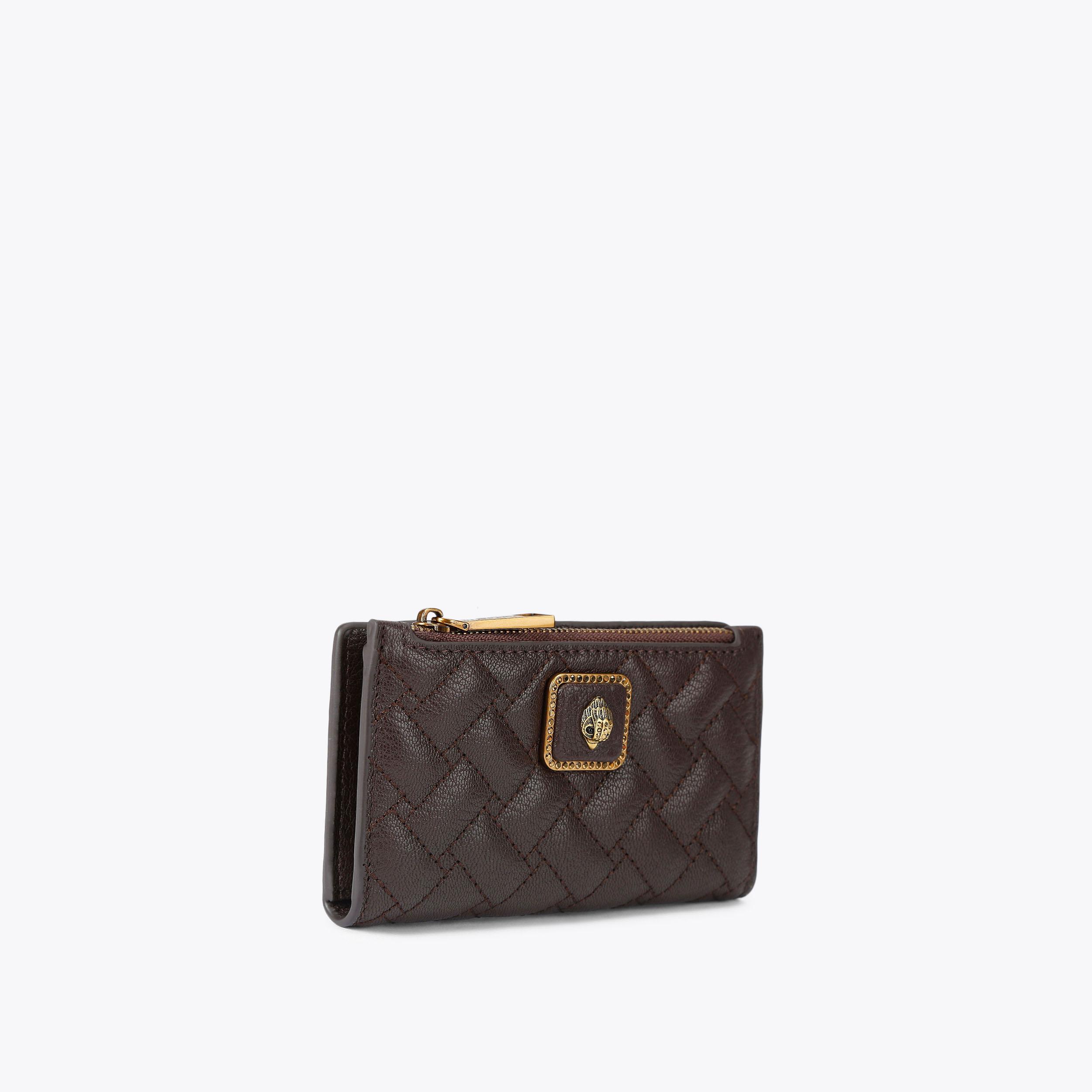 PIMLICO BIFOLD WALLET Dark Brown Leather Bifold Wallet by Kurt