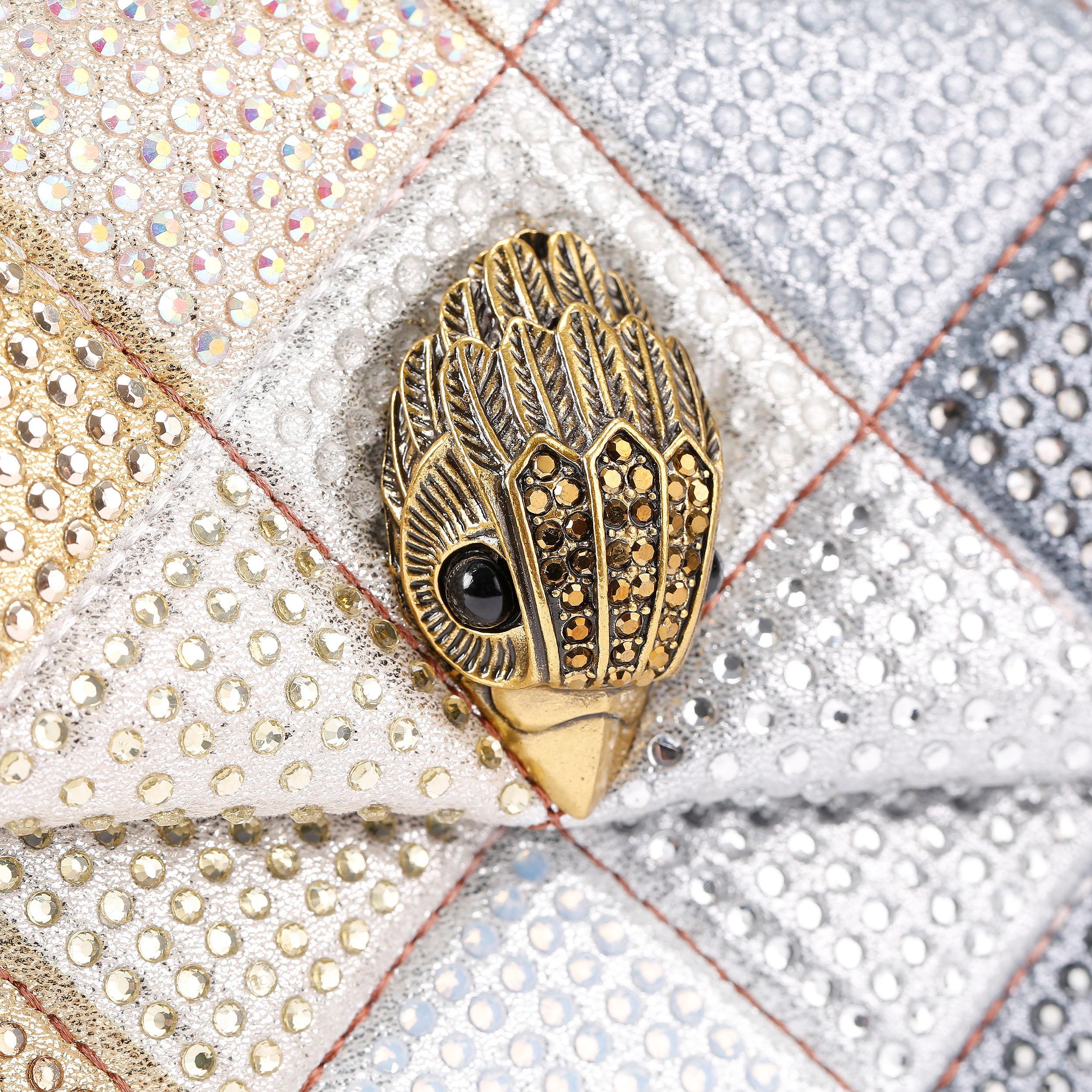 FABRIC MD KENSINGTON P Crystal Mini Bag by KURT GEIGER LONDON