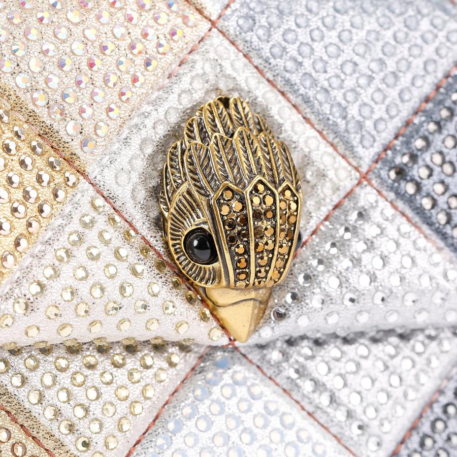 FABRIC MD KENSINGTON P Crystal Mini Bag by KURT GEIGER LONDON