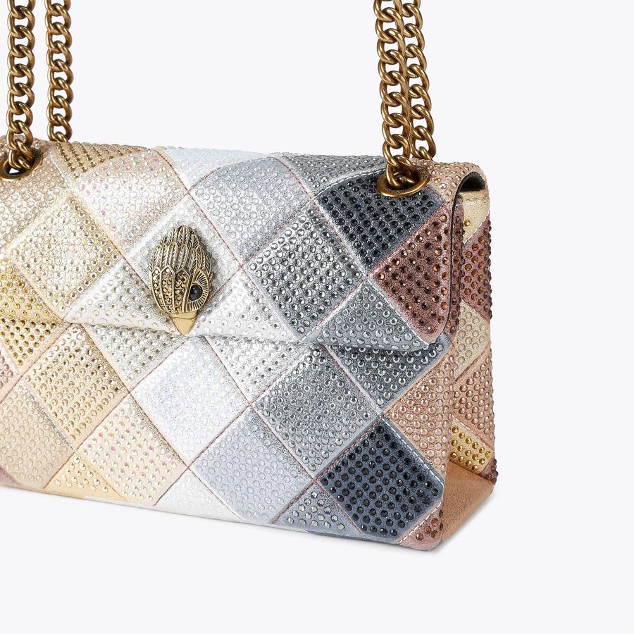 FABRIC MD KENSINGTON P Crystal Mini Bag by KURT GEIGER LONDON