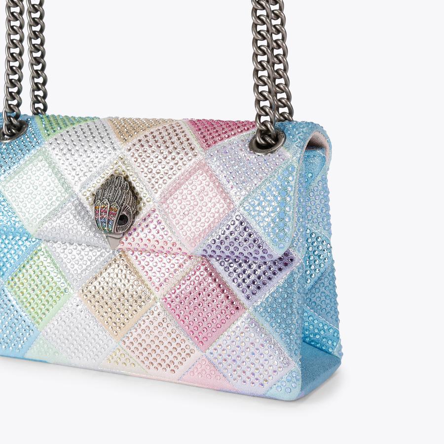 FABRIC MD KENSINGTON P Pastel Crystal Cross Body Bag by KURT