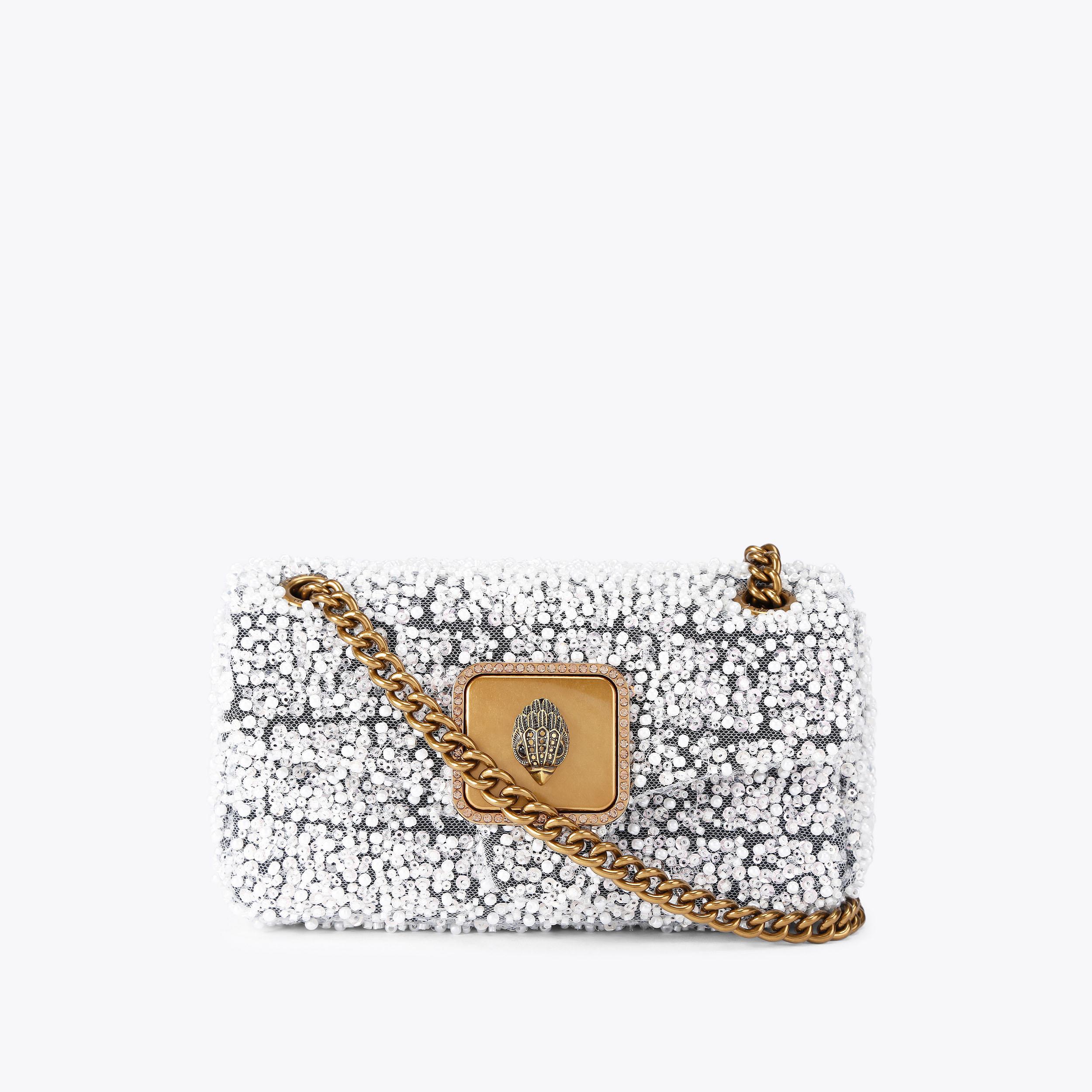 MINI PIMLICO BAG Pearl Beaded Cross Body Bag by KURT GEIGER LONDON