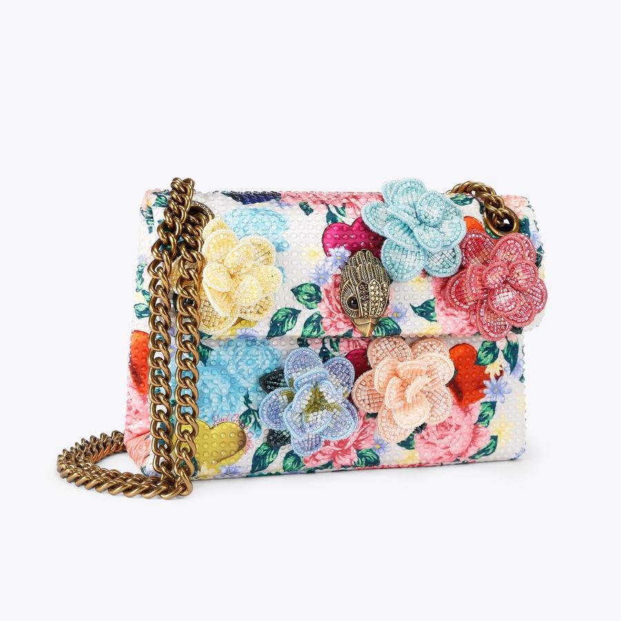 MINI KENSINGTON FLOWER Floral Print Cross Body Bag by KURT GEIGER