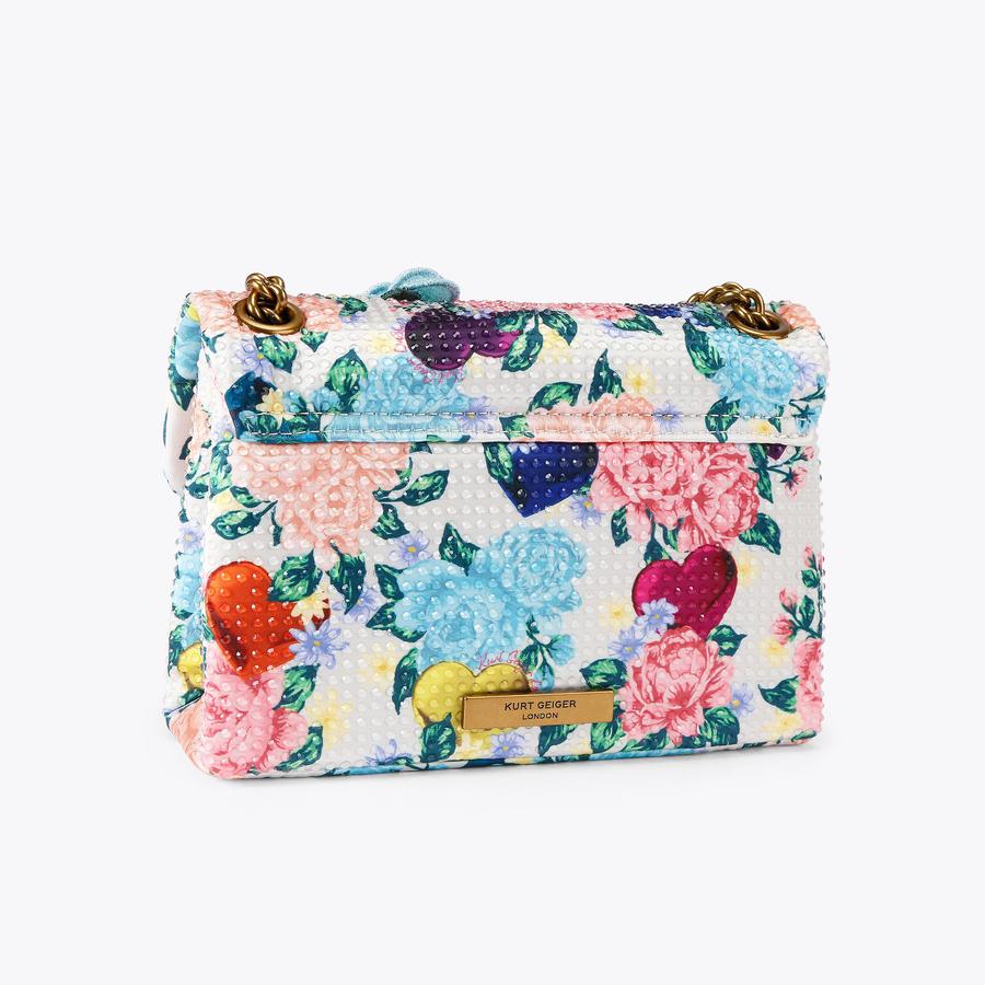 MINI KENSINGTON FLOWER Floral Print Cross Body Bag by KURT GEIGER