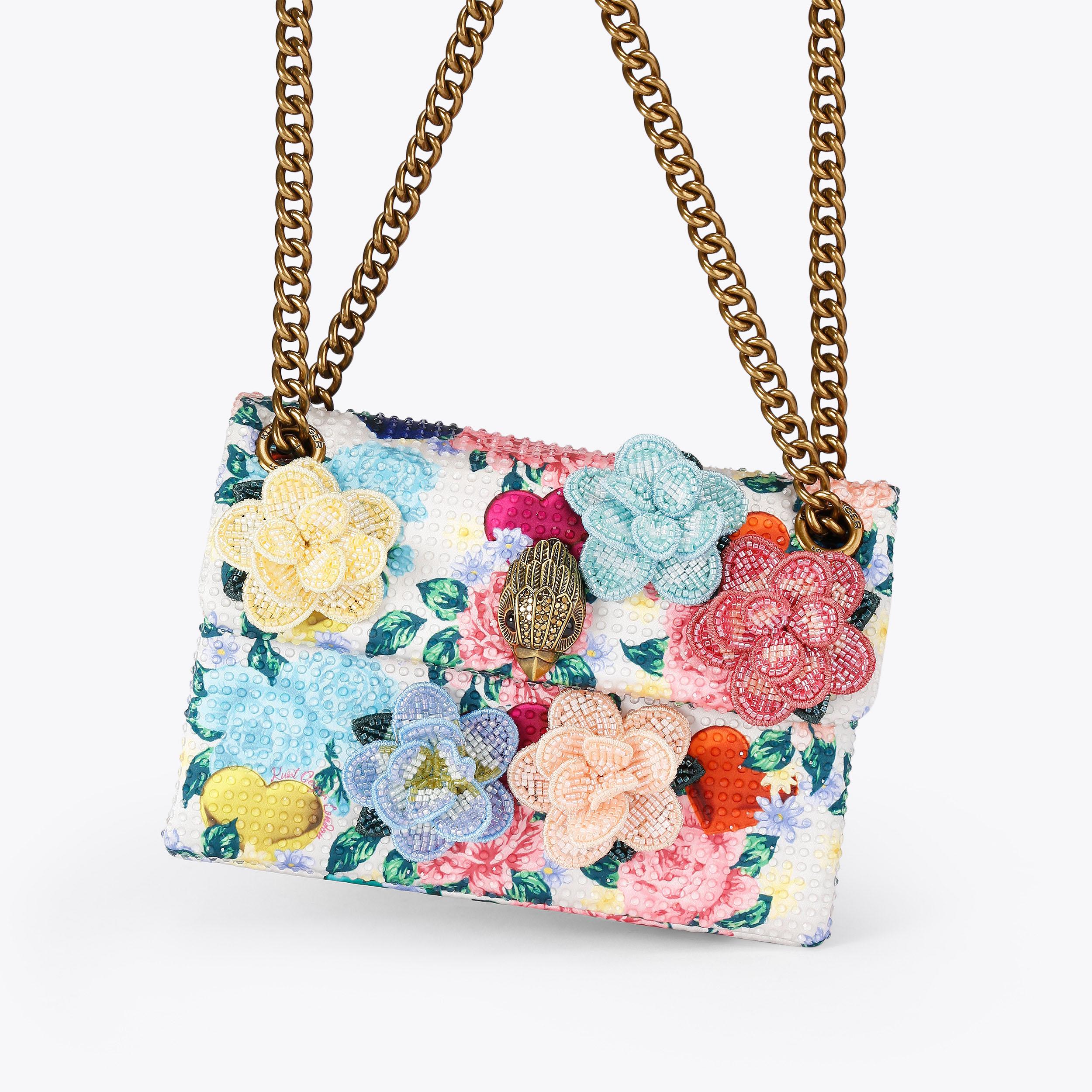 MINI KENSINGTON FLOWER Floral Print Cross Body Bag by KURT GEIGER