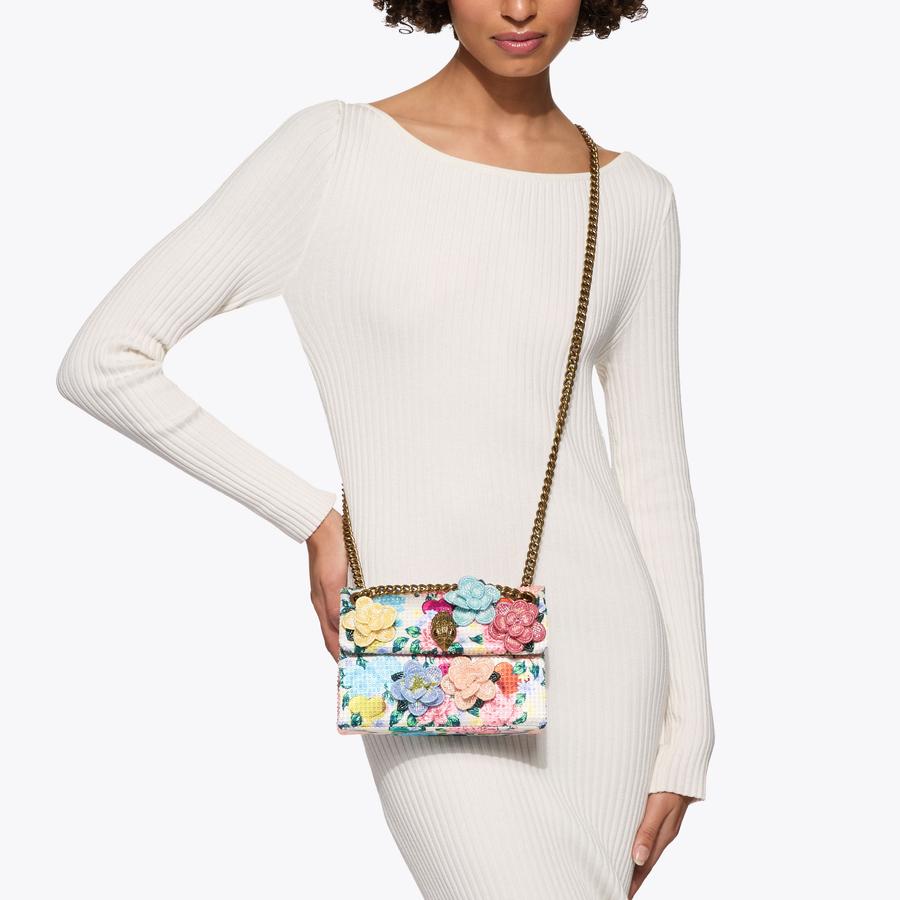 MINI KENSINGTON FLOWER Floral Print Cross Body Bag by KURT GEIGER