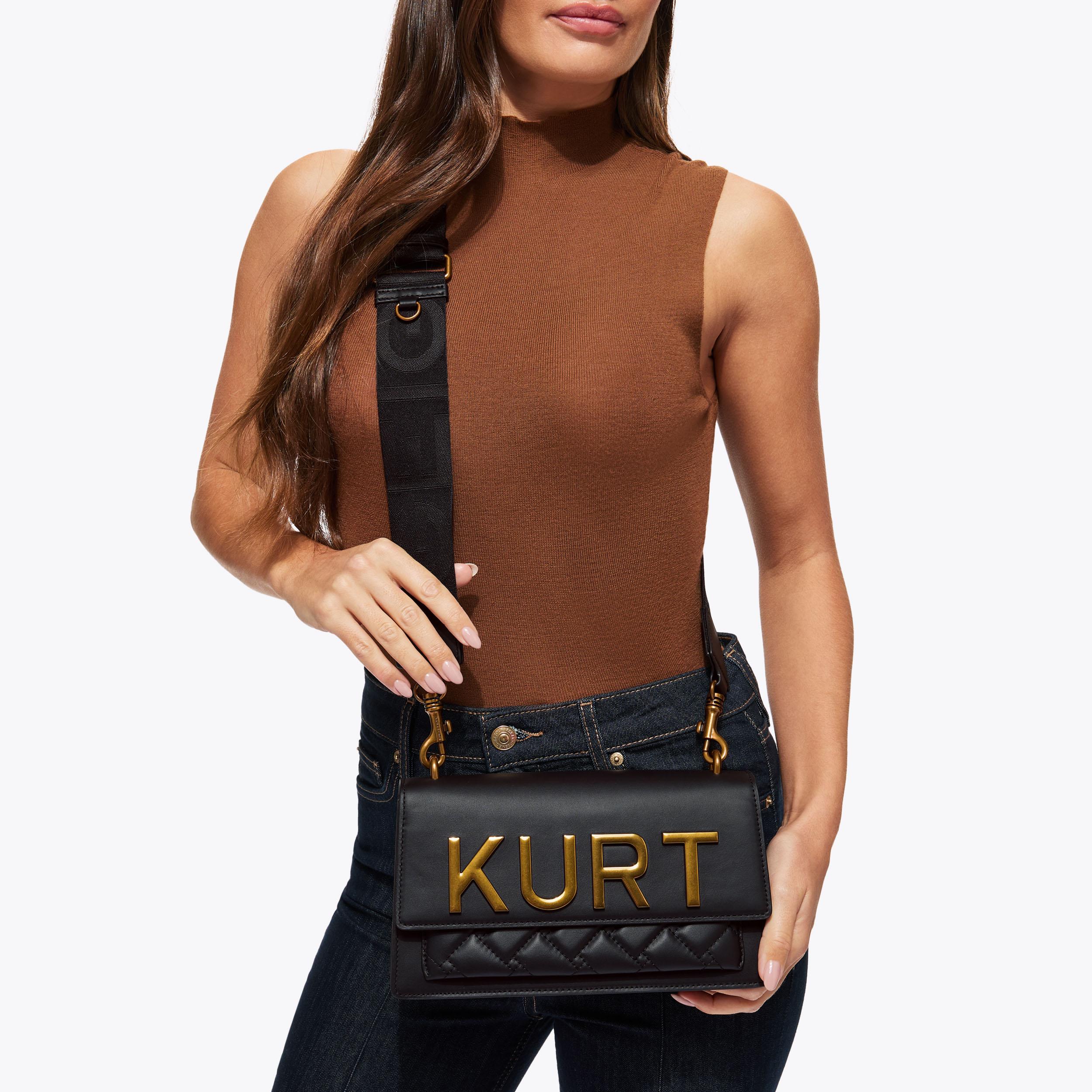 SHOREDITCH EW KURT Smooth Leather East West Cross Body Bag by KURT