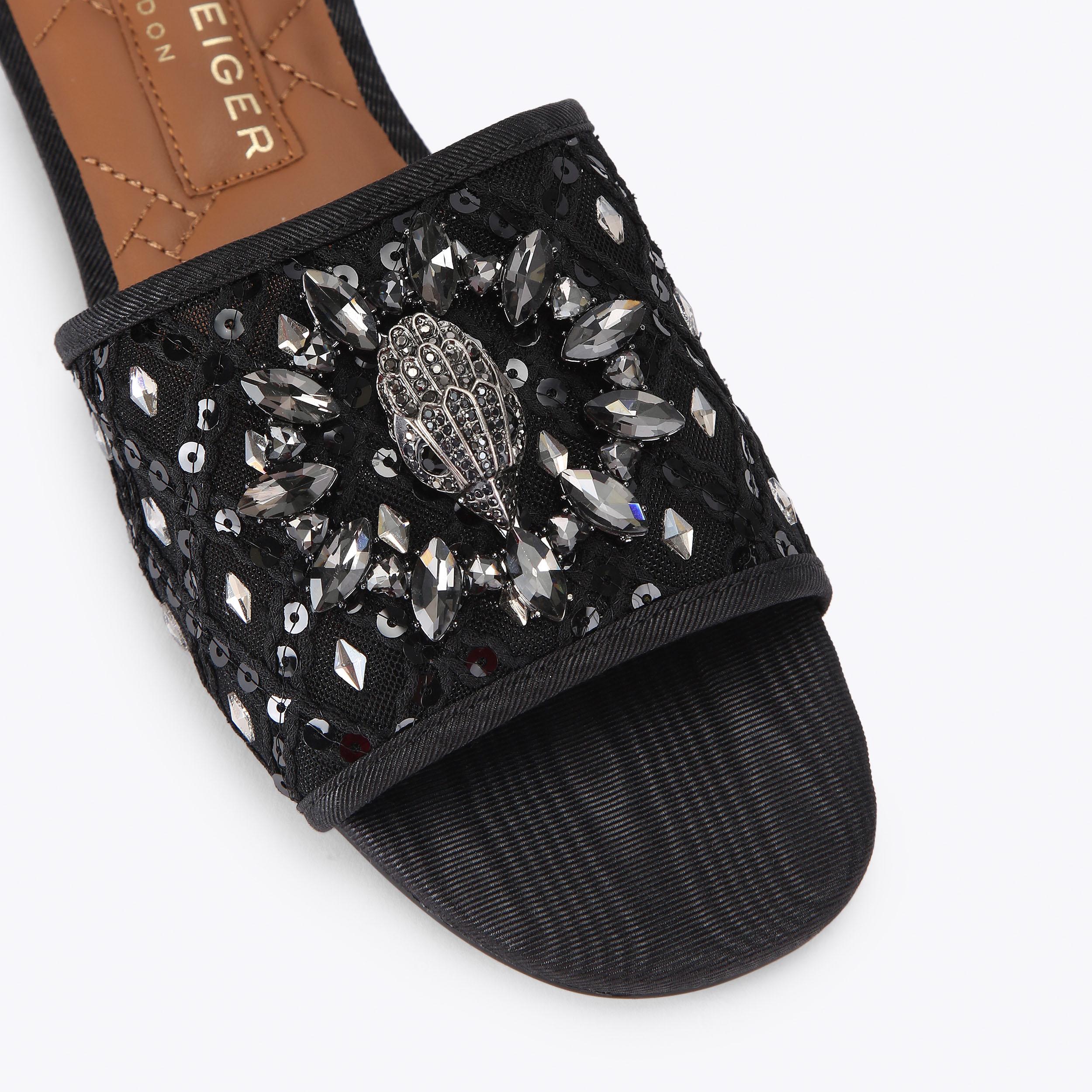 CHELSEA C FLAT SANDAL Slip On Sandal by KURT GEIGER LONDON