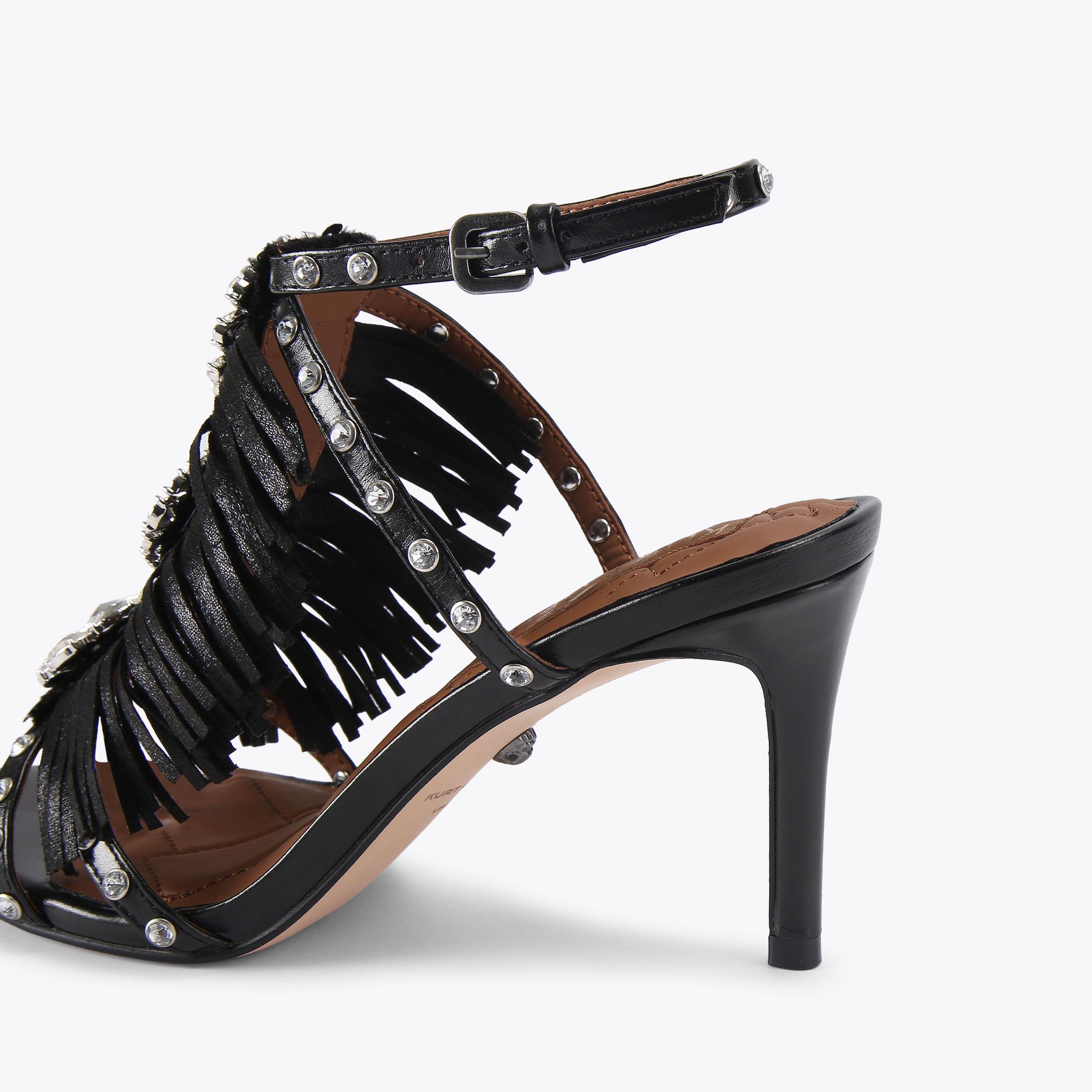 JEWEL FRINGE SANDAL by KURT GEIGER LONDON