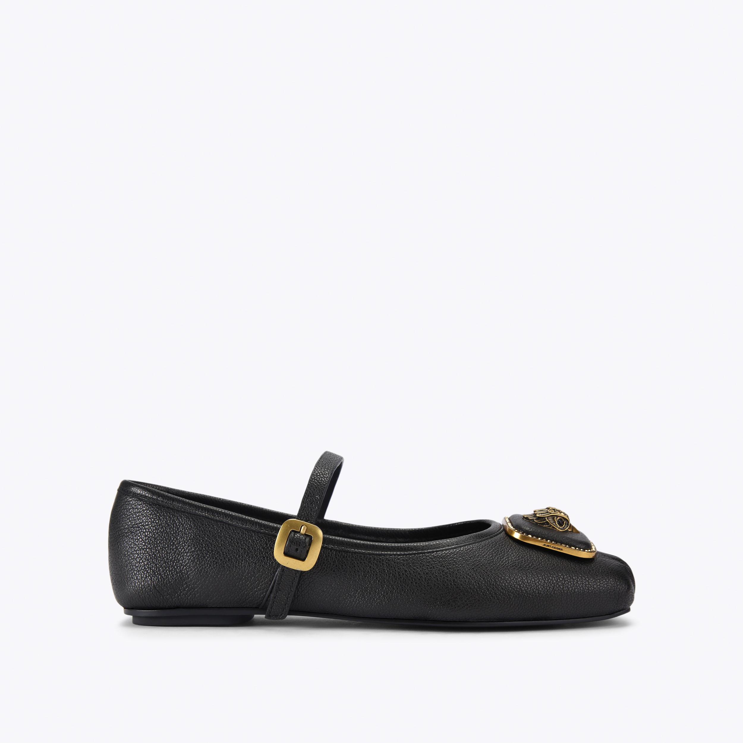 PIMLICO BALLERINA Pebble Grain Ballet Flat by KURT GEIGER LONDON