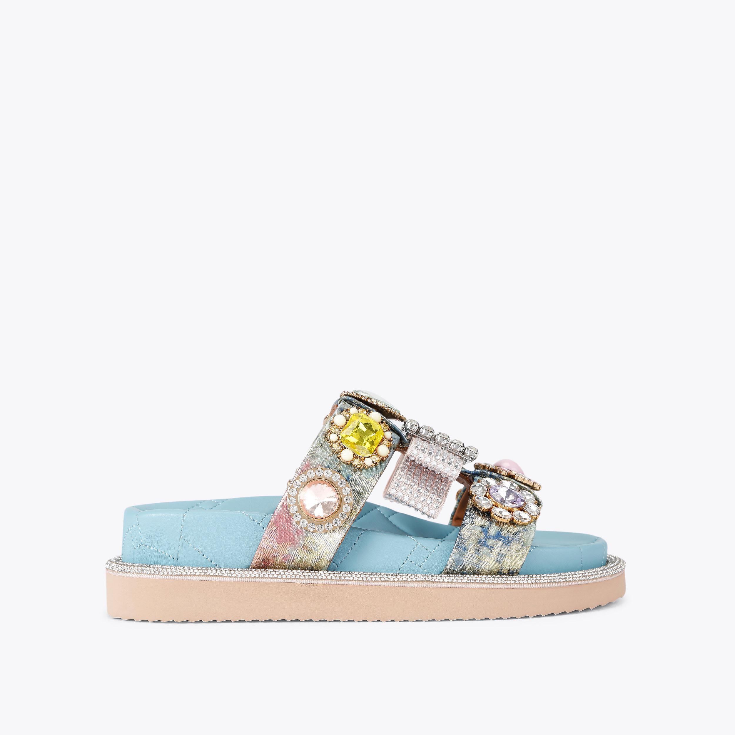 ORNATE ORSON Iridescent Slip On Sandal by KURT GEIGER LONDON