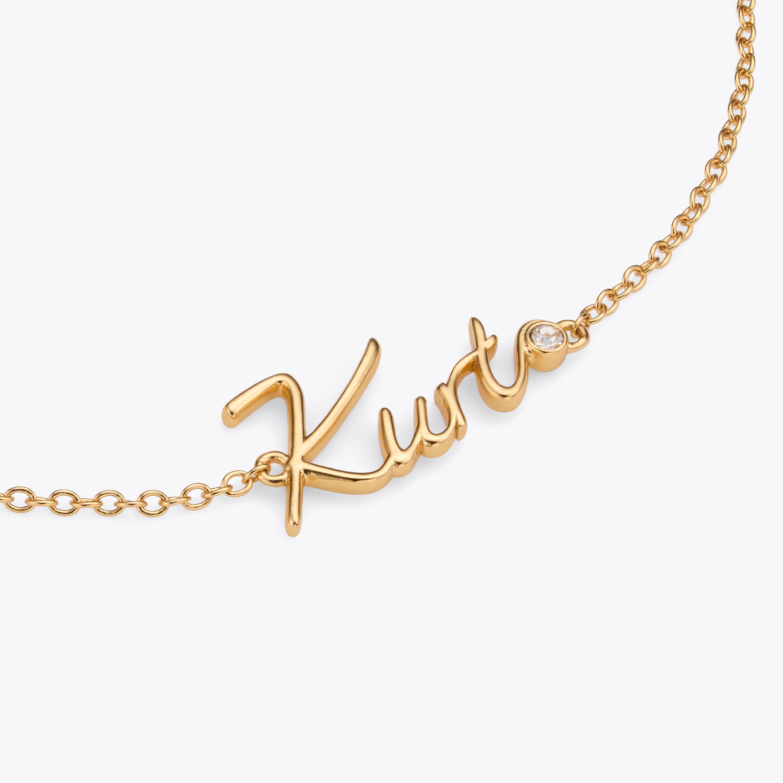 KURT SCRIPT BRACELET by KURT GEIGER LONDON