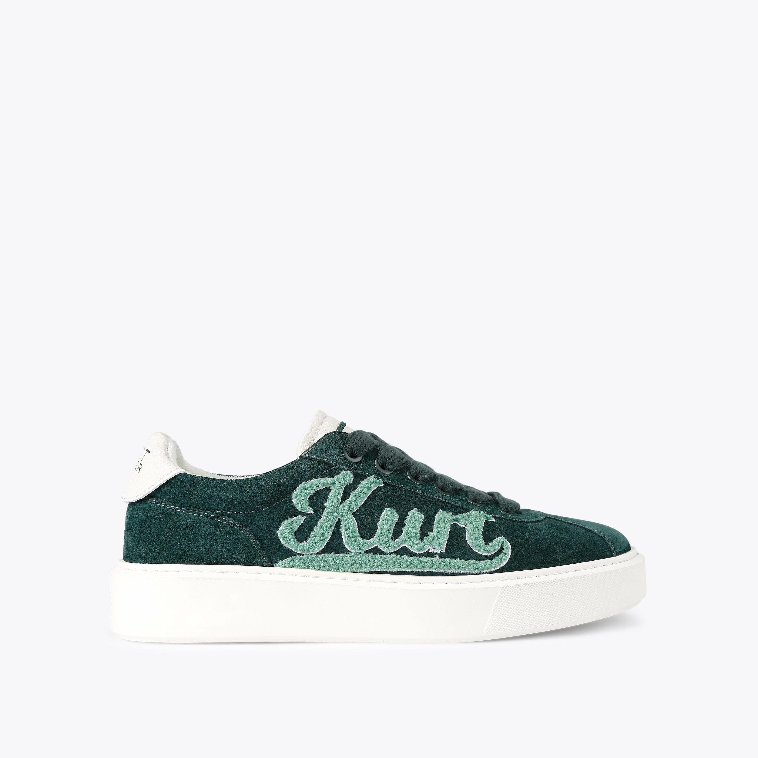 ALBION RETRO Dark Suede Lace Up Sneaker by KURT GEIGER LONDON