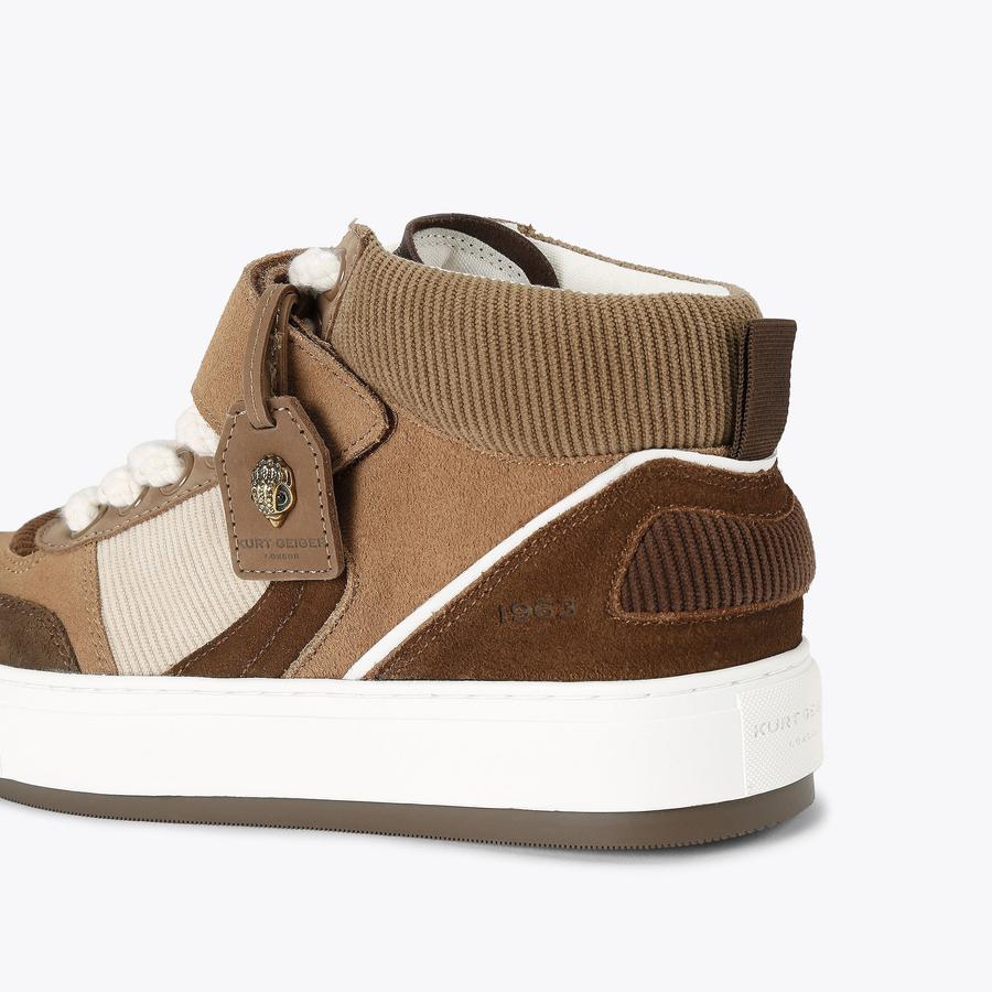 SOUTHBANK B BALL SNEAKER Brown Suede Lace Up Sneaker by KURT  display picture 2