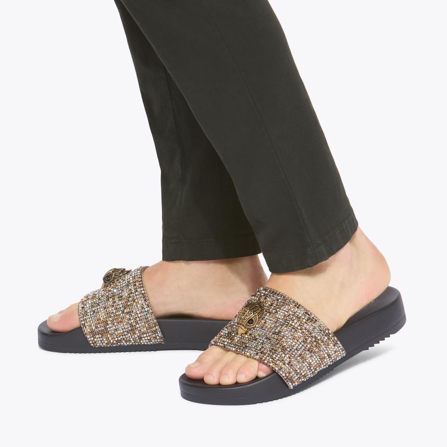 BROCKWELL SLIDE Slide On Sandal by KURT GEIGER LONDON