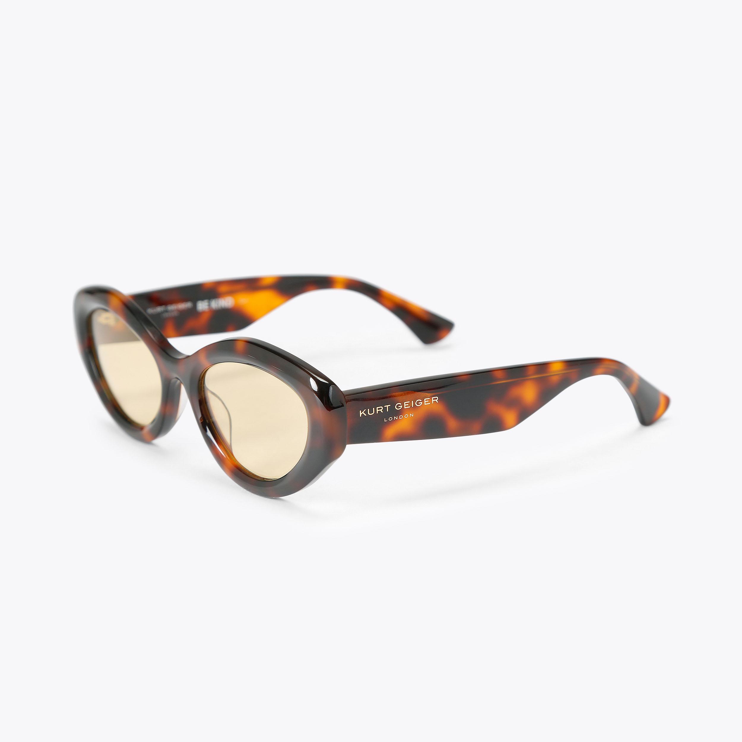 KENSINGTON SM CAT-EYE Tortoiseshell Cat Eye Sunglasses by Kurt