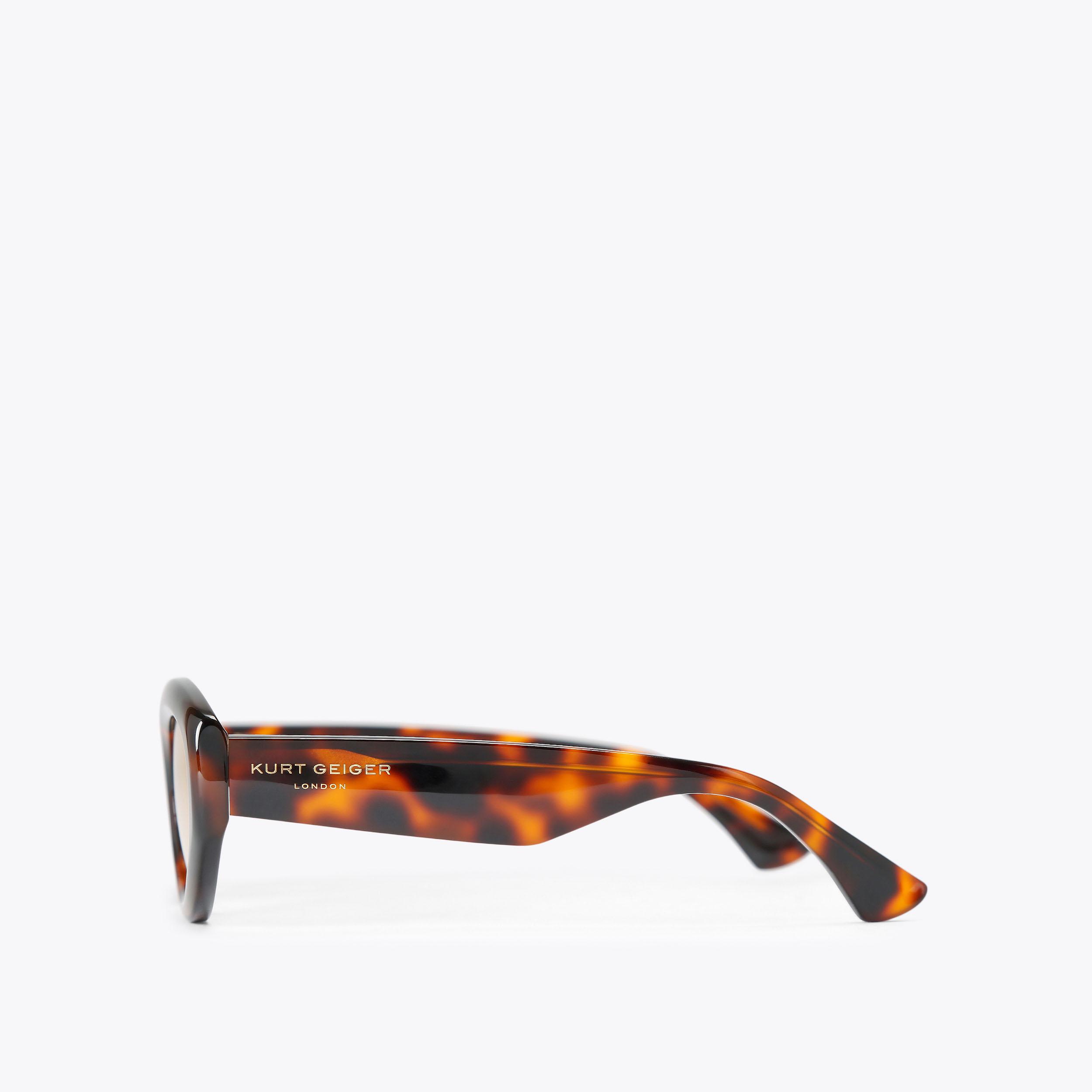 KENSINGTON SM CAT-EYE Fuchsia Acetate Cat Eye Sunglasses by Kurt