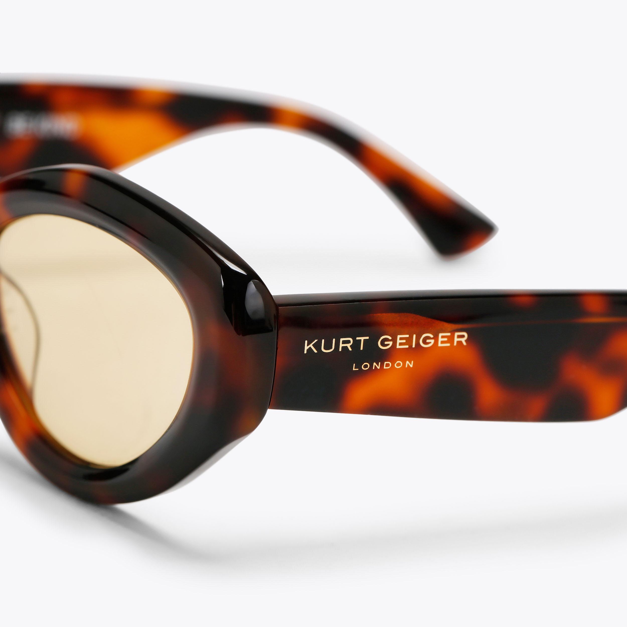 KENSINGTON SM CAT-EYE Tortoiseshell Cat Eye Sunglasses by Kurt