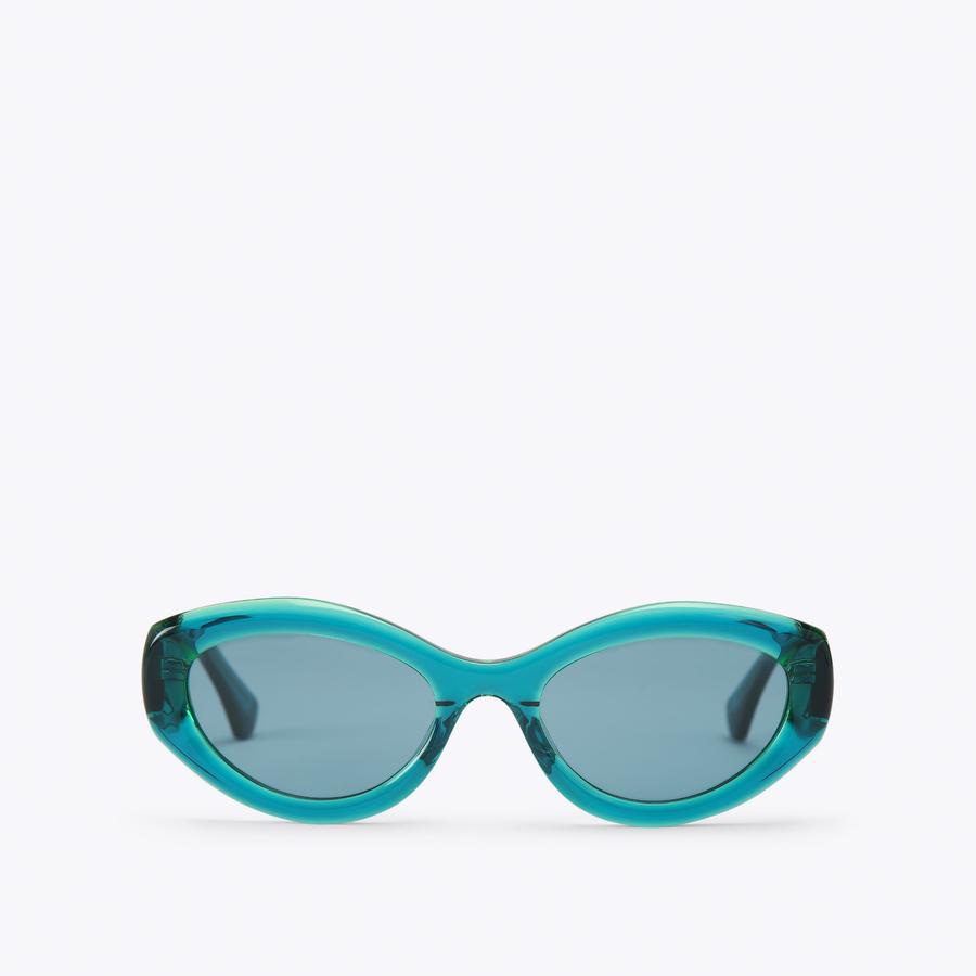 KENSINGTON SM CAT-EYE Teal Acetate Kensington Sunglasses by Kurt