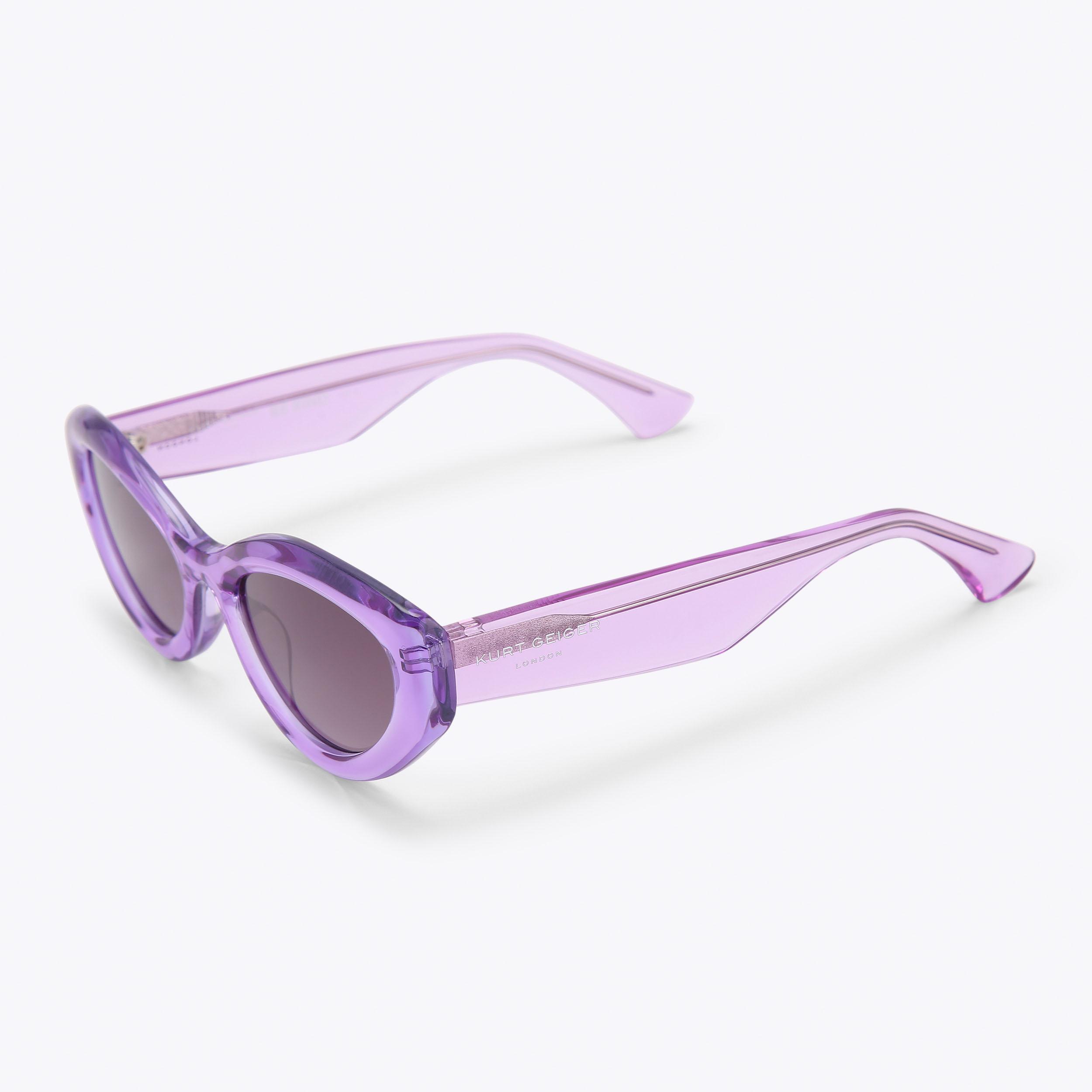KENSINGTON SM CAT-EYE Purple Acetate Kensington Sunglasses  display picture 2