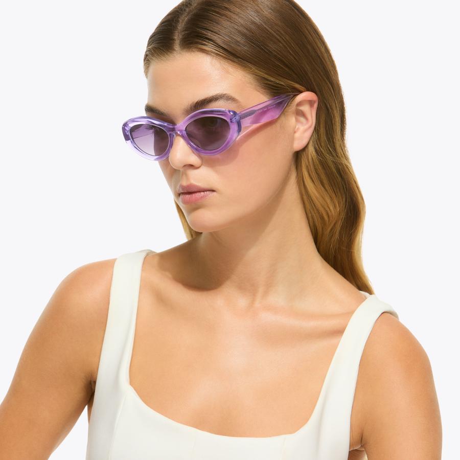 KENSINGTON SM CAT-EYE Purple Acetate Kensington Sunglasses by Kurt