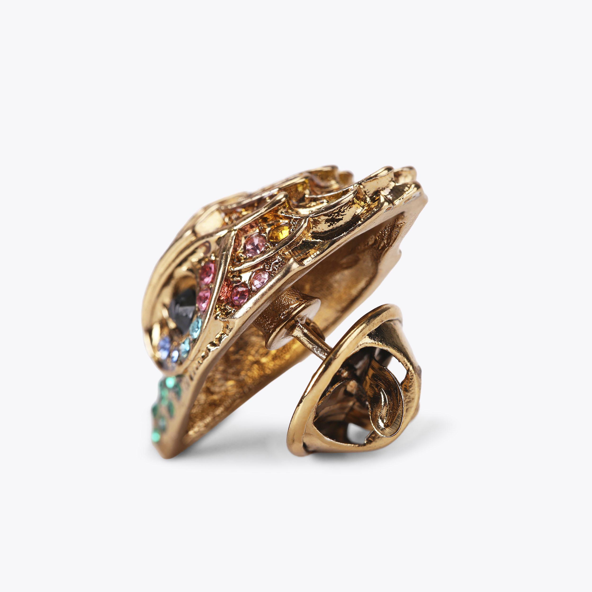 EAGLE PIN Gold Crystal Head Attach by KURT GEIGER LONDON display picture 1