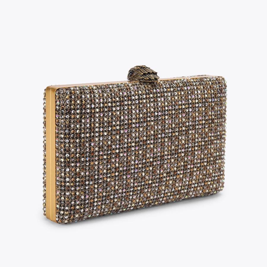 CRYSTAL KENSINGTON CLUTCH Crystal Clutch Bag by Kurt Geiger London