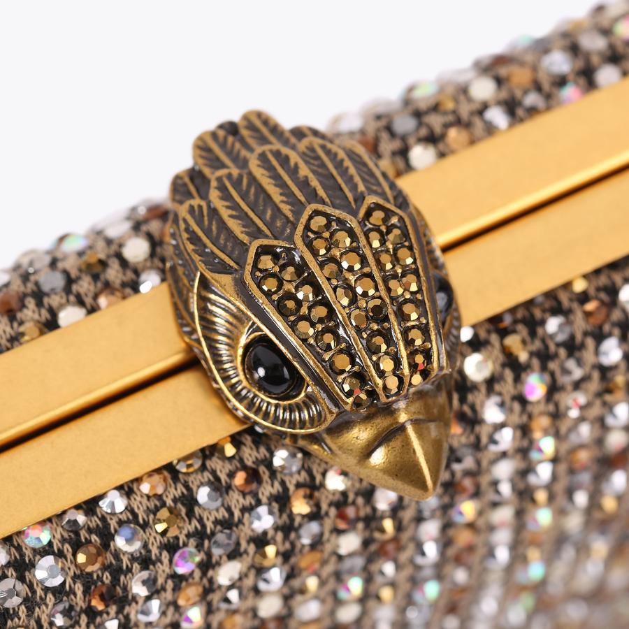 CRYSTAL KENSINGTON CLUTCH Crystal Clutch Bag by Kurt Geiger London