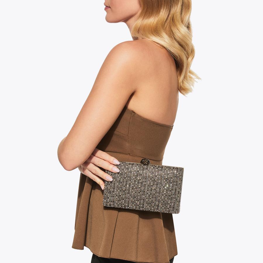 CRYSTAL KENSINGTON CLUTCH Crystal Clutch Bag by Kurt Geiger London