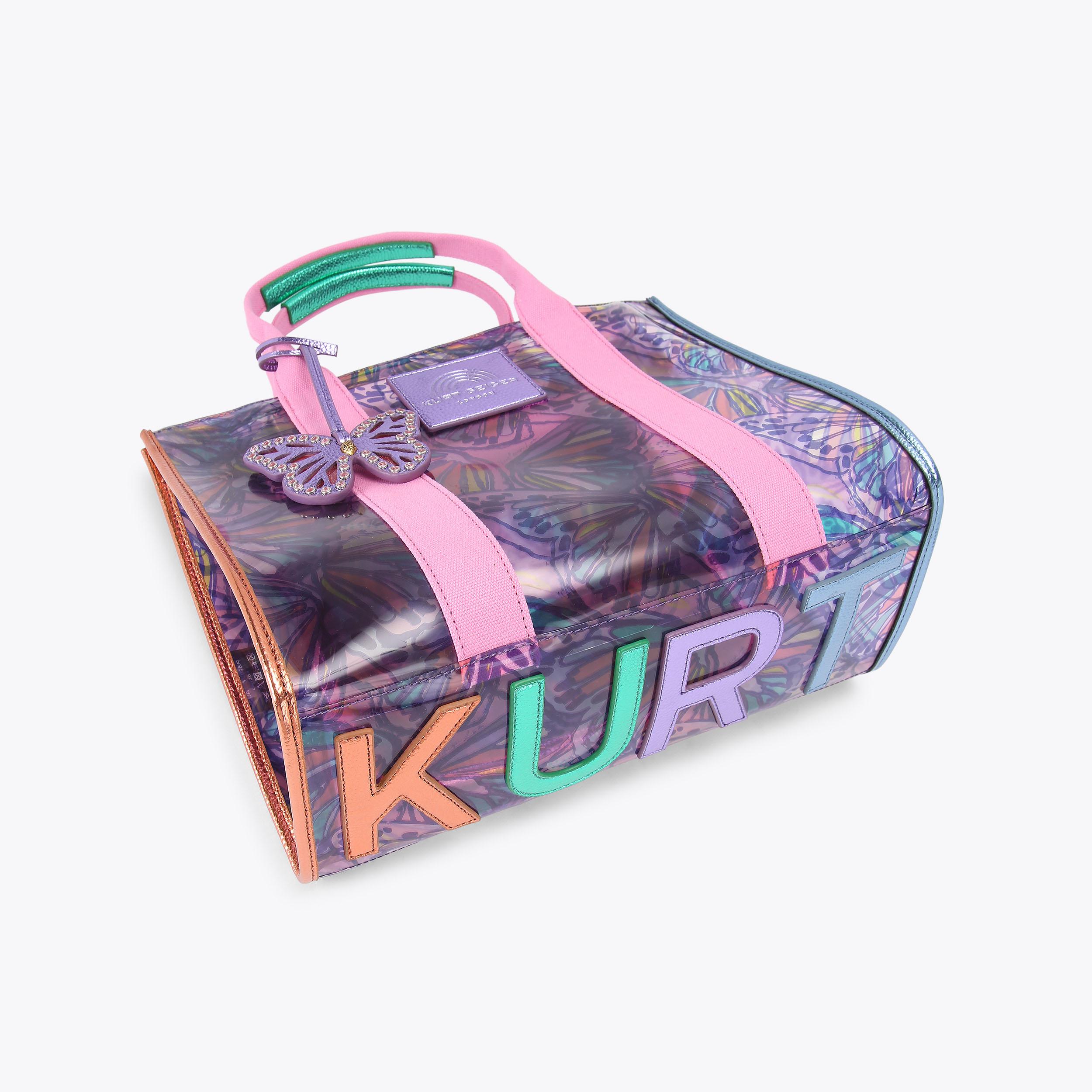 VINYL SOUTHBANK TOTE Vinyl Southbank Tote Bag by Kurt Geiger London