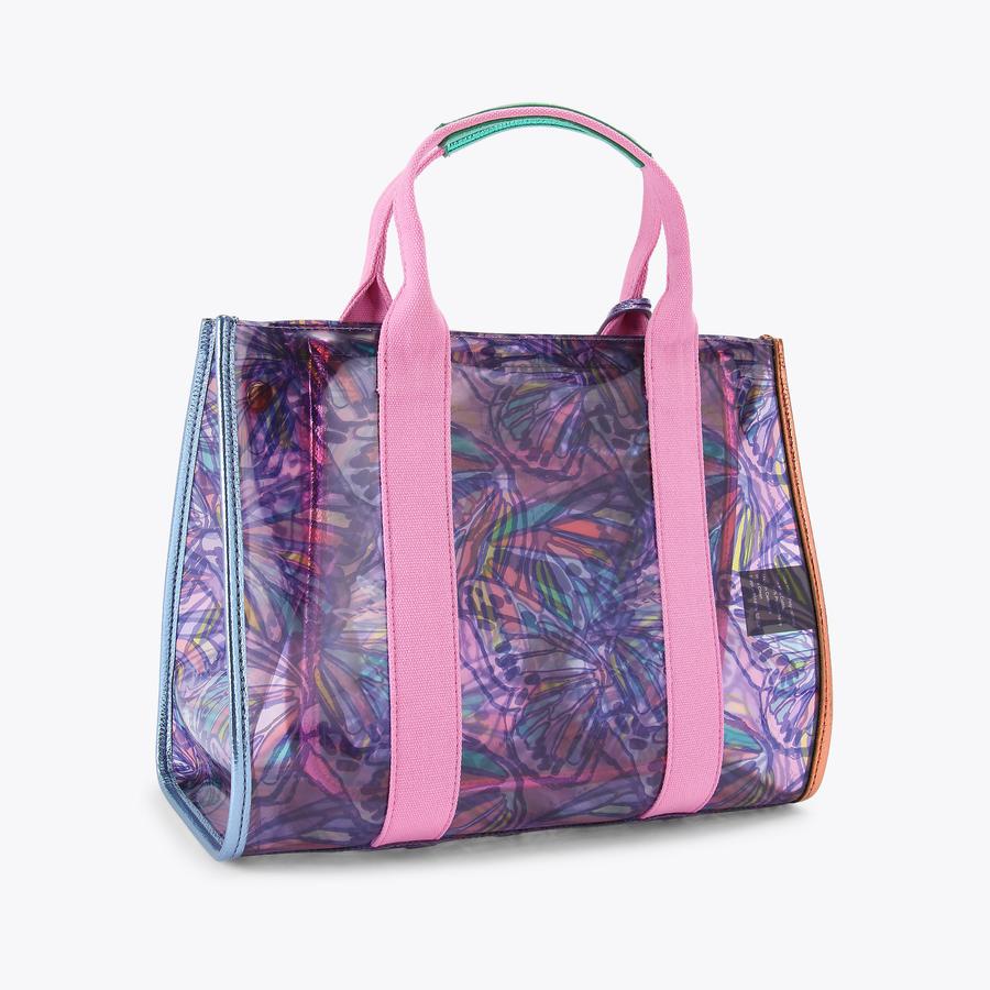 VINYL SOUTHBANK TOTE Vinyl Southbank Tote Bag by Kurt Geiger London