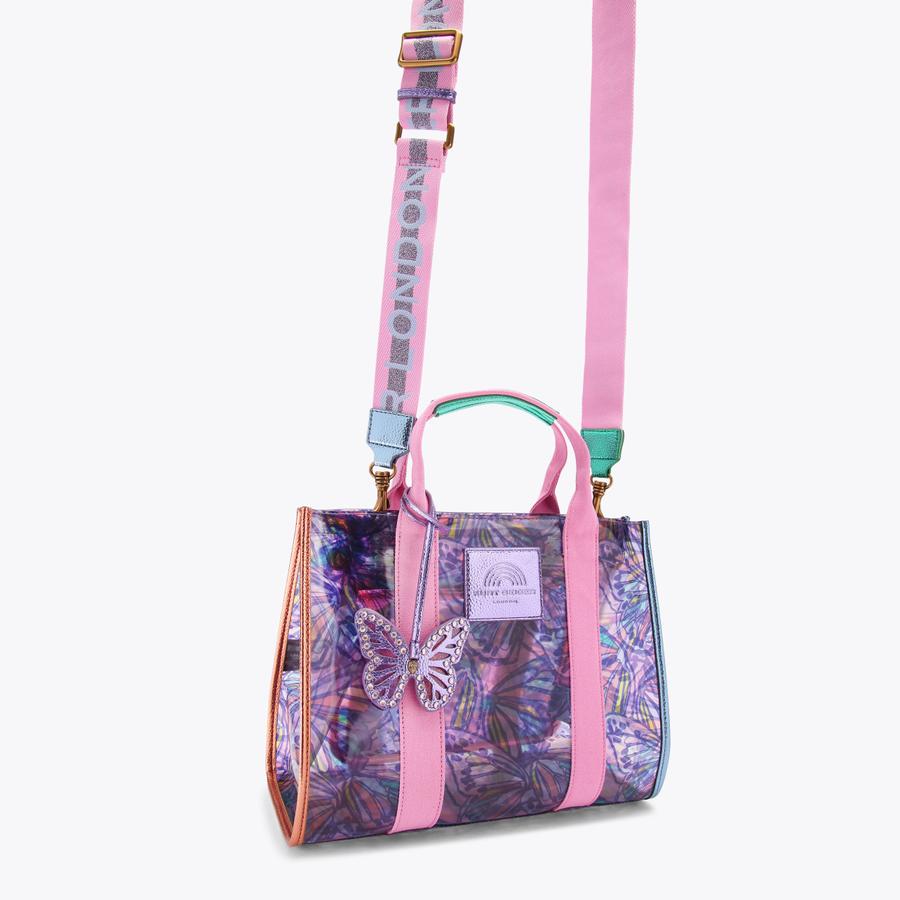 VINYL SOUTHBANK TOTE Vinyl Southbank Tote Bag by Kurt Geiger London