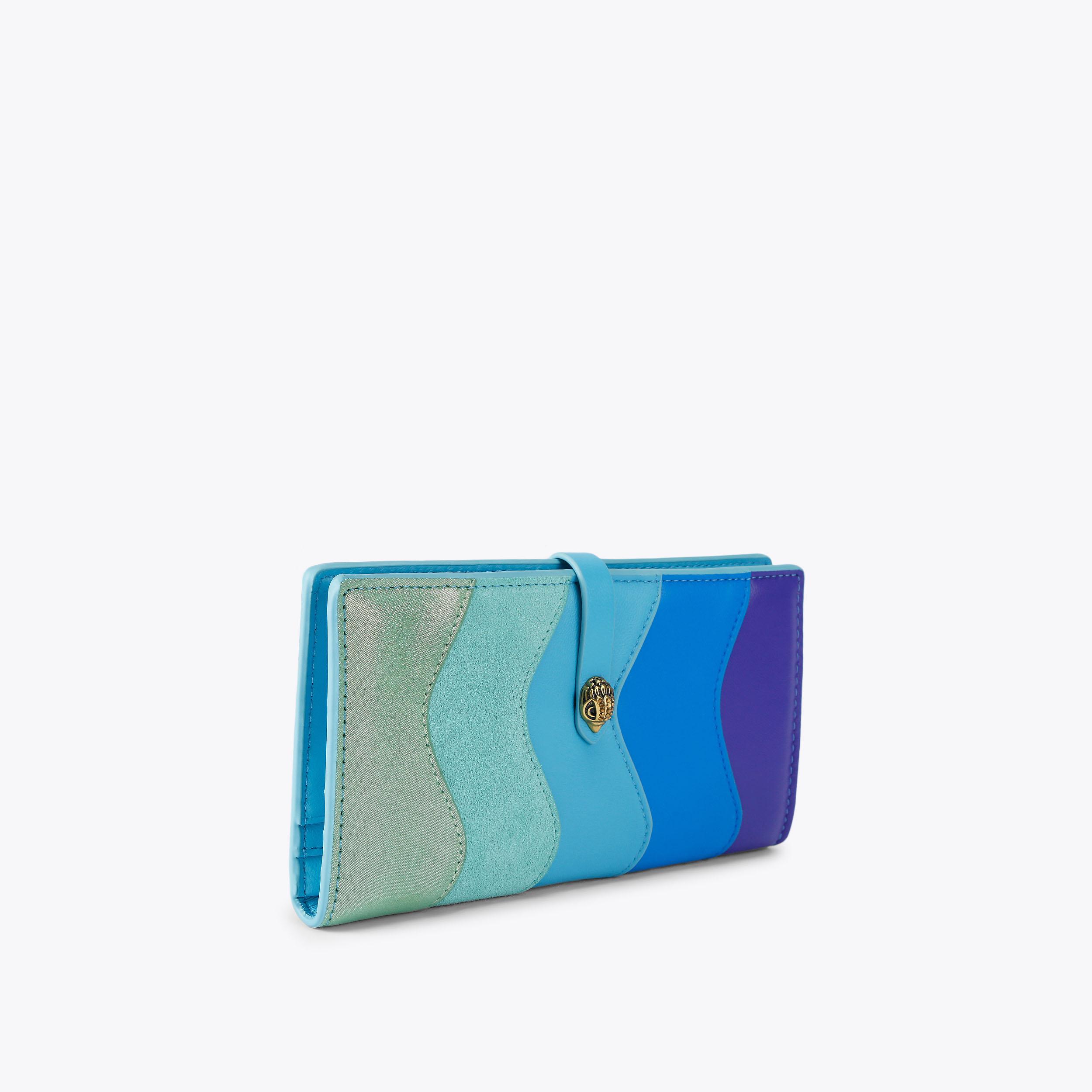 KENSINGTON SOFT WALLET W Pink and Orange Zip Wallet by Kurt Geiger