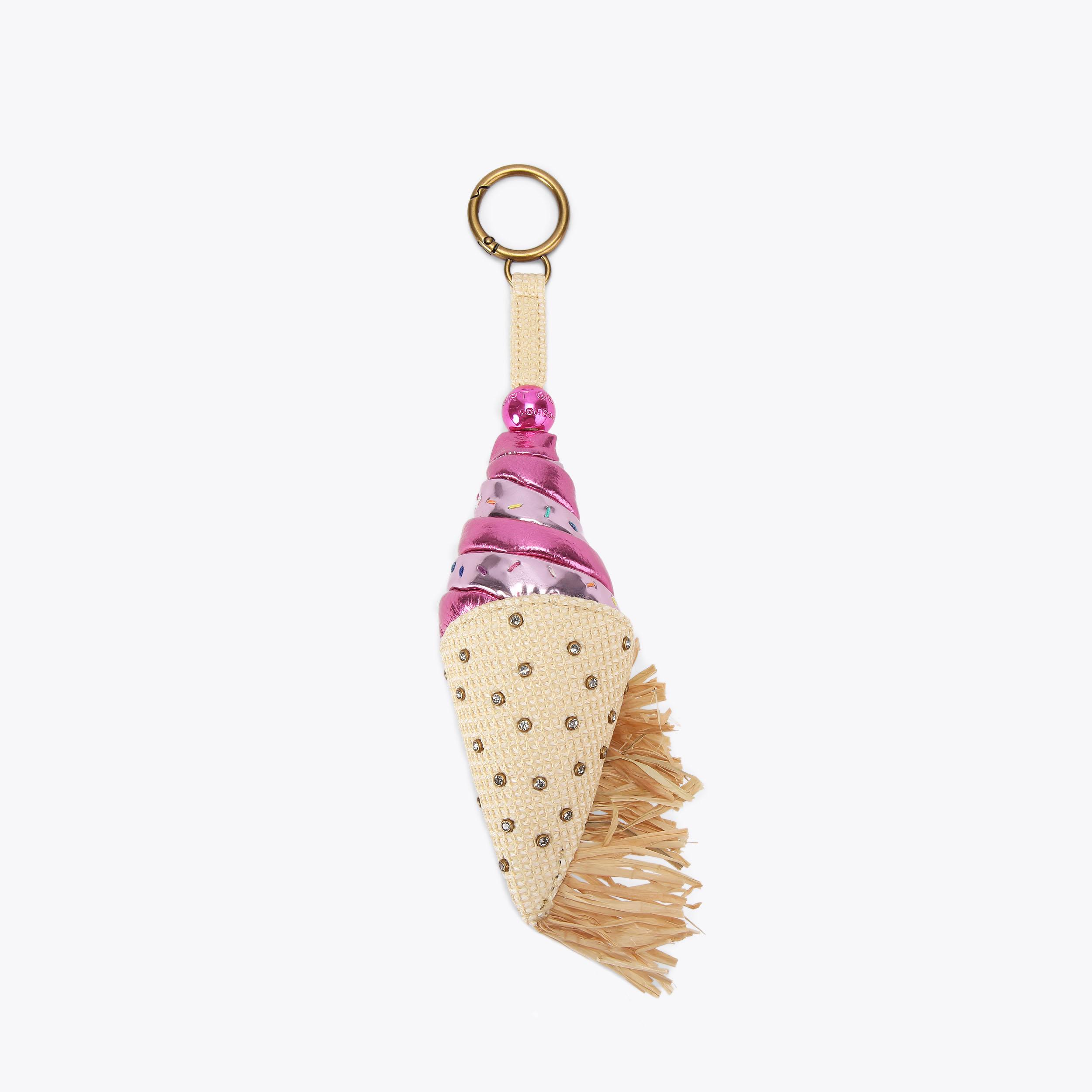 ICE CREAM CHARM Ice Cream Keyring by Kurt Geiger London